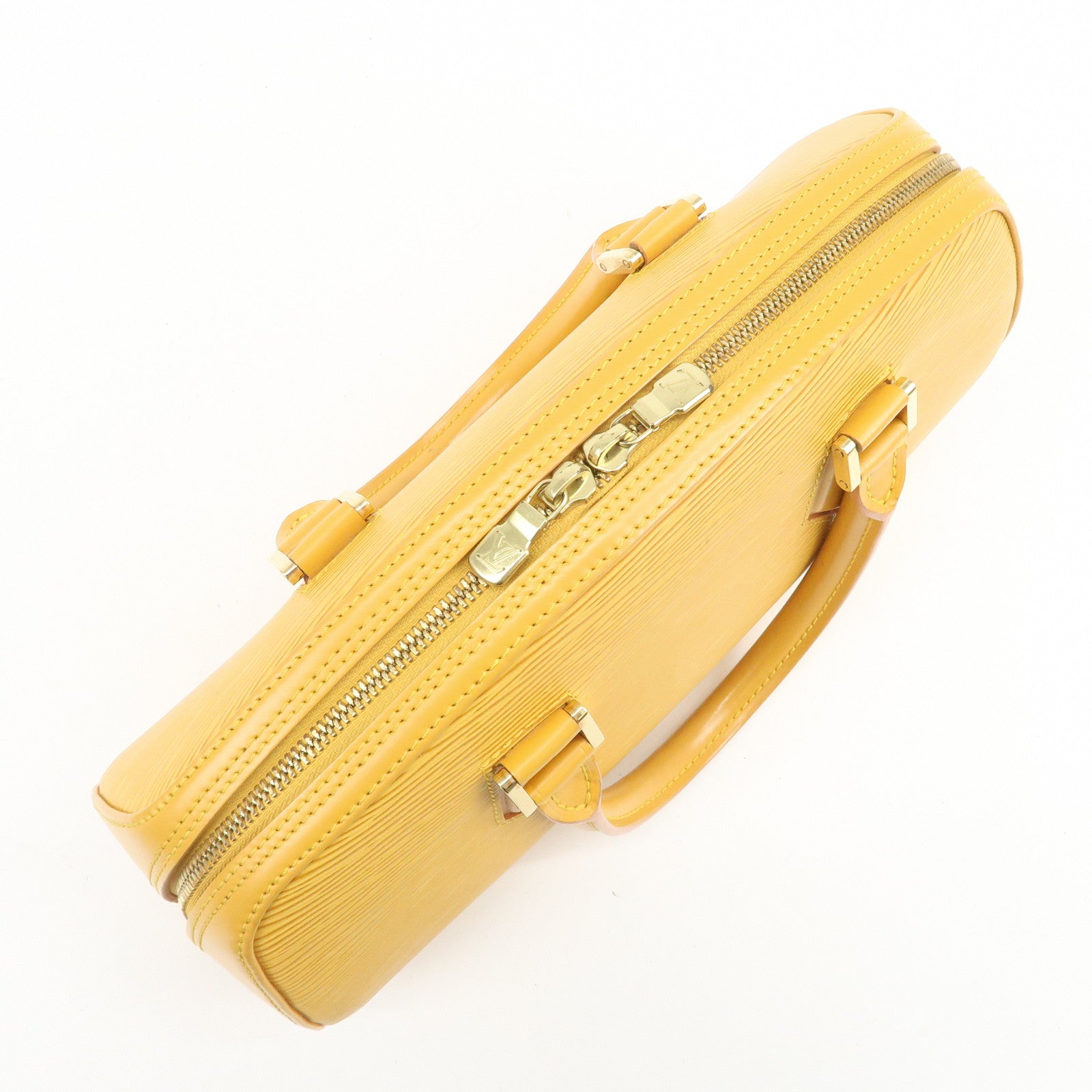 Louis Vuitton Epi Leather Jasmine Hand Bag Tassilli Yellow M52089