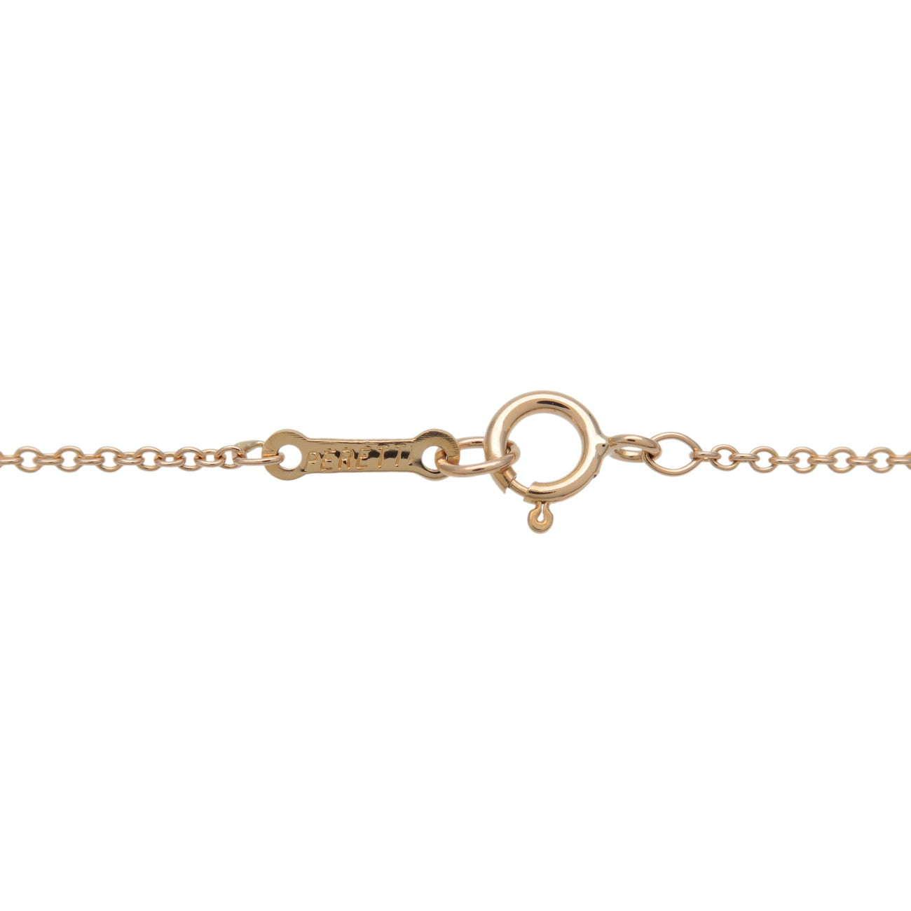 Tiffany & Co Bean Necklace Small K18YG 750YG Yellow Gold