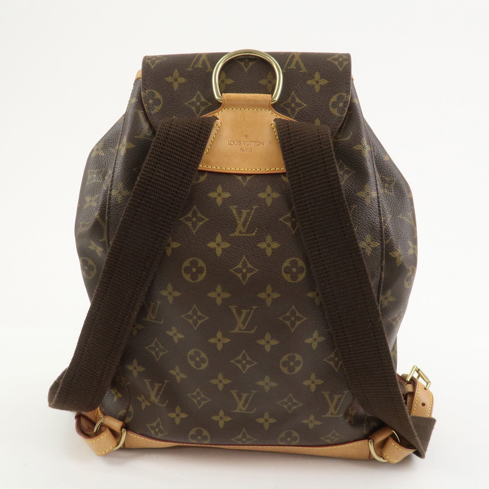 Louis Vuitton Monogram Montsouris GM Backpack Brown M51135
