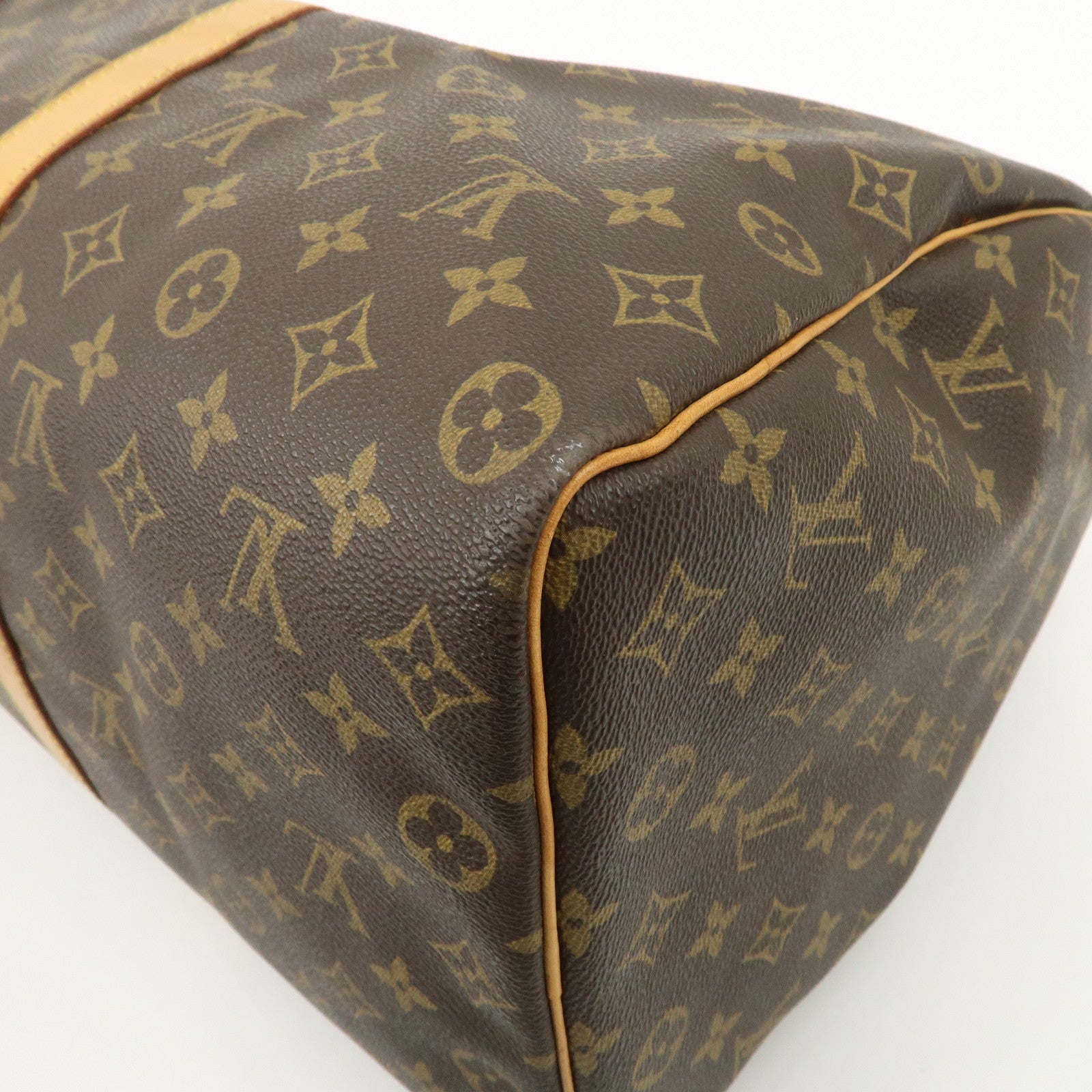 Louis Vuitton Monogram Keep All 50 Bag Boston Bag Brown M41426 Used