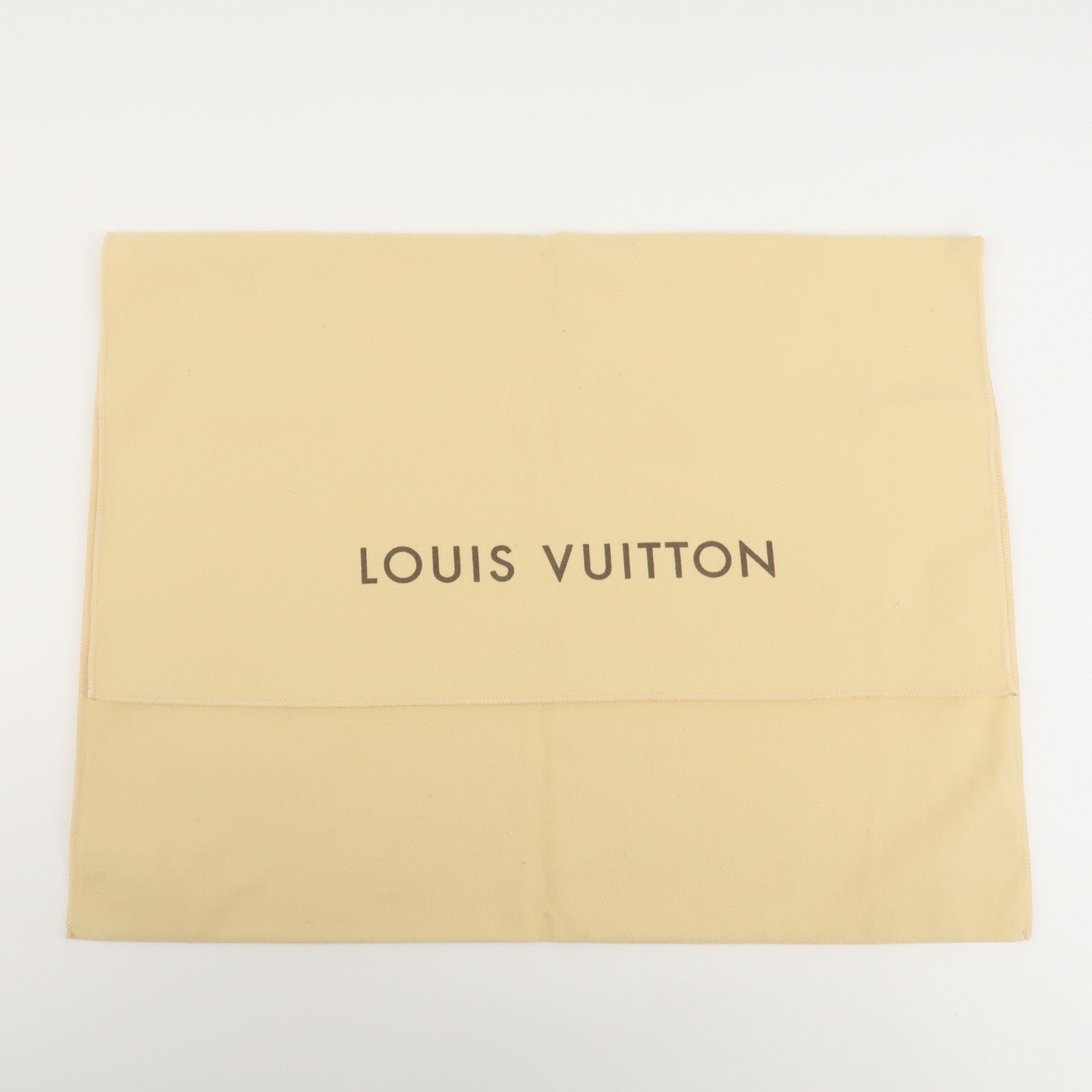Louis Vuitton Set Of 10 Dust Bag Storage Bag Flap Style Beige Used
