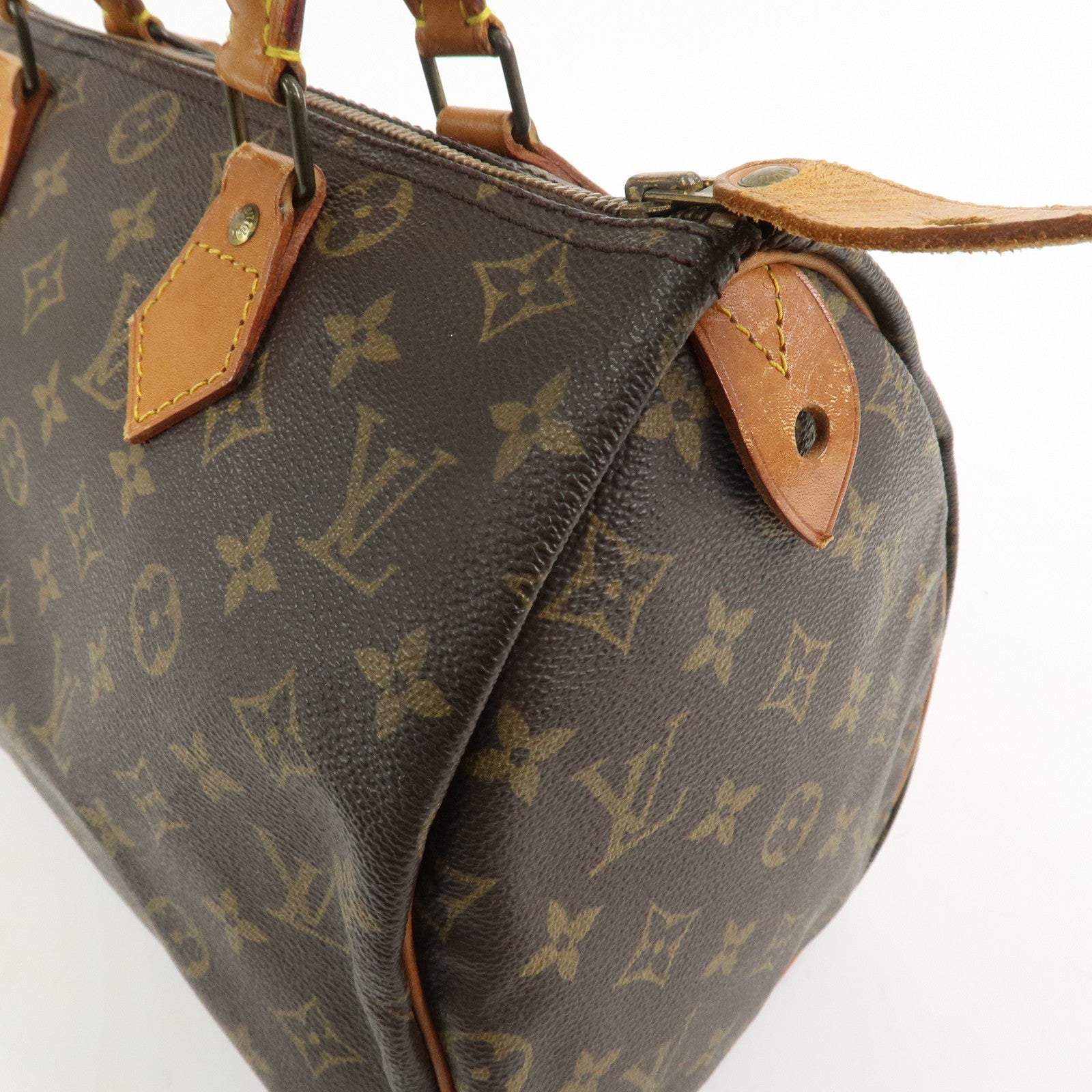 Louis Vuitton Monogram Speedy 30 Boston Bag Hand Bag Brown M41526