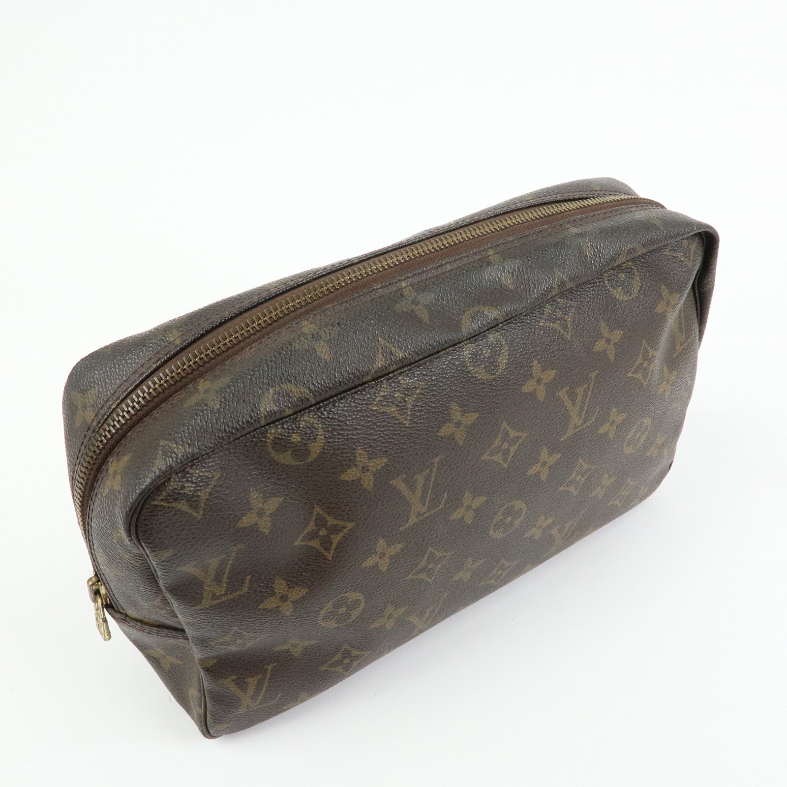 Louis Vuitton Monogram Trousse Toilette 28 Pouch Brown M47522