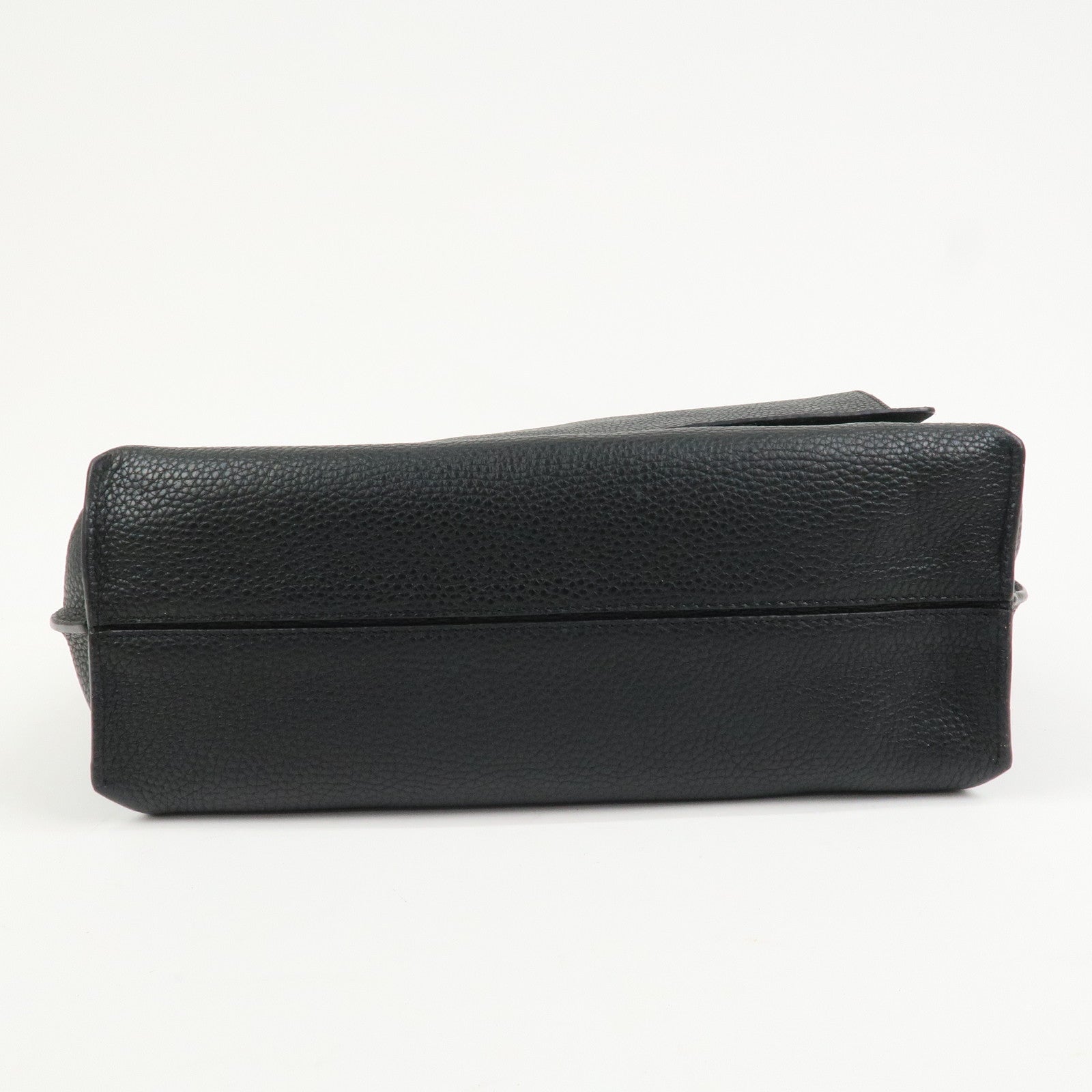 LOEWE Anagram Logo Leather Shoulder Bag Crossbody Bag Black