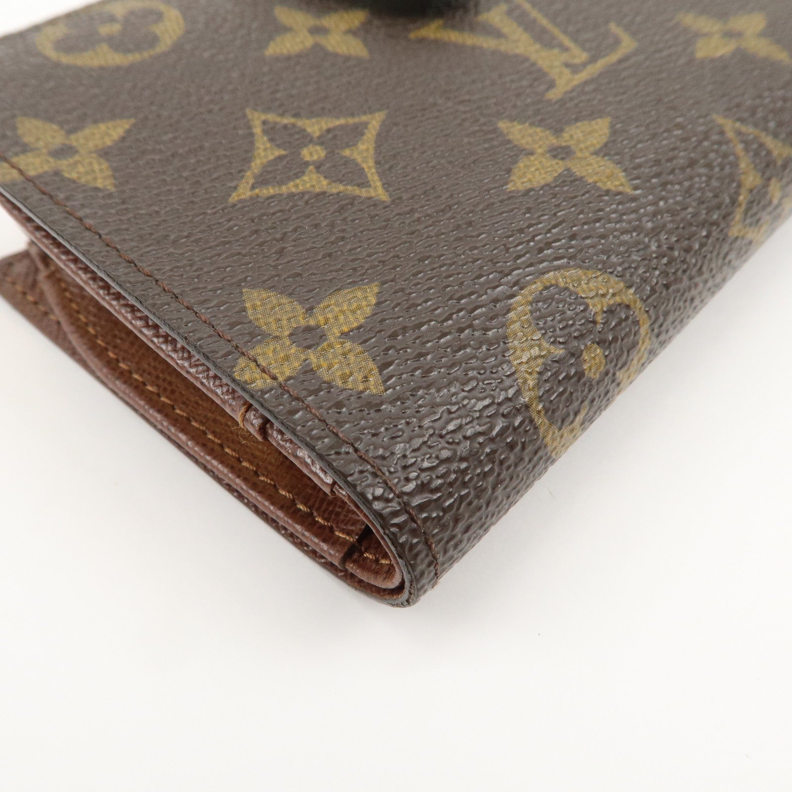 Louis Vuitton Monogram Portefeuille Viennois Wallet Brown M61674 Used