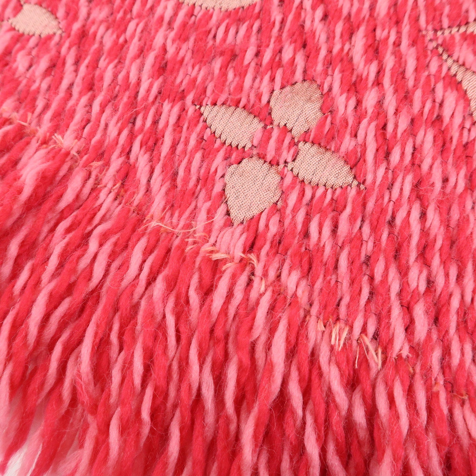 Louis Vuitton Monogram Wool Silk Scarf Echarpe Logomania M78706