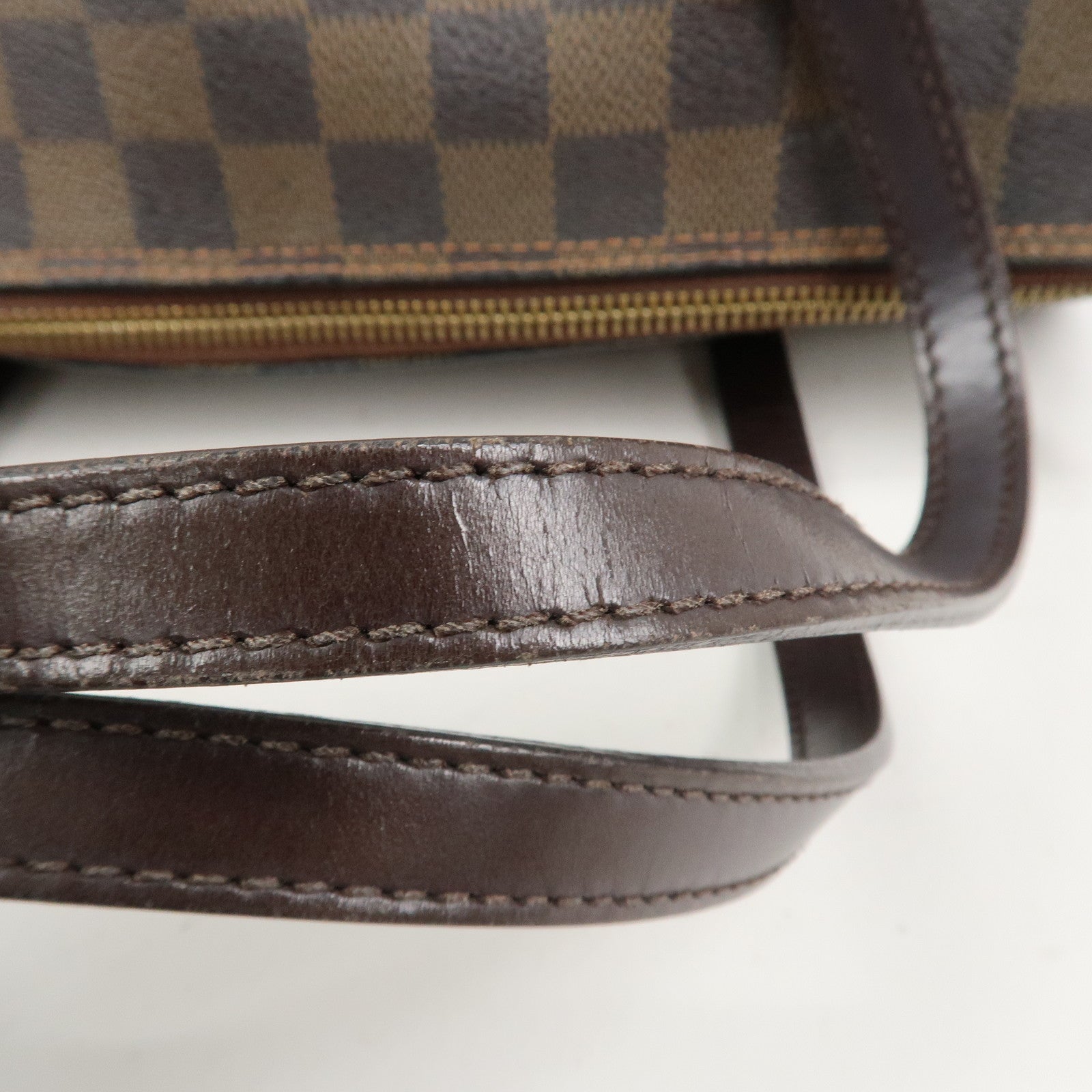 Louis Vuitton Damier Ebene Papillon 30 Hand Bag Brown N51303