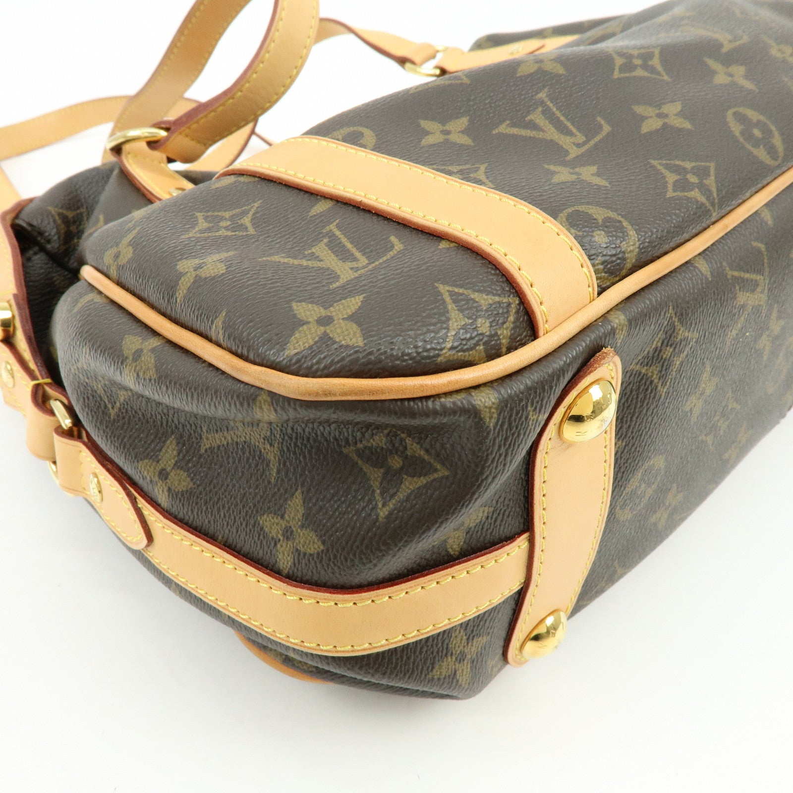 Louis Vuitton Monogram Stresa PM Shoulder Bag Brown M51186