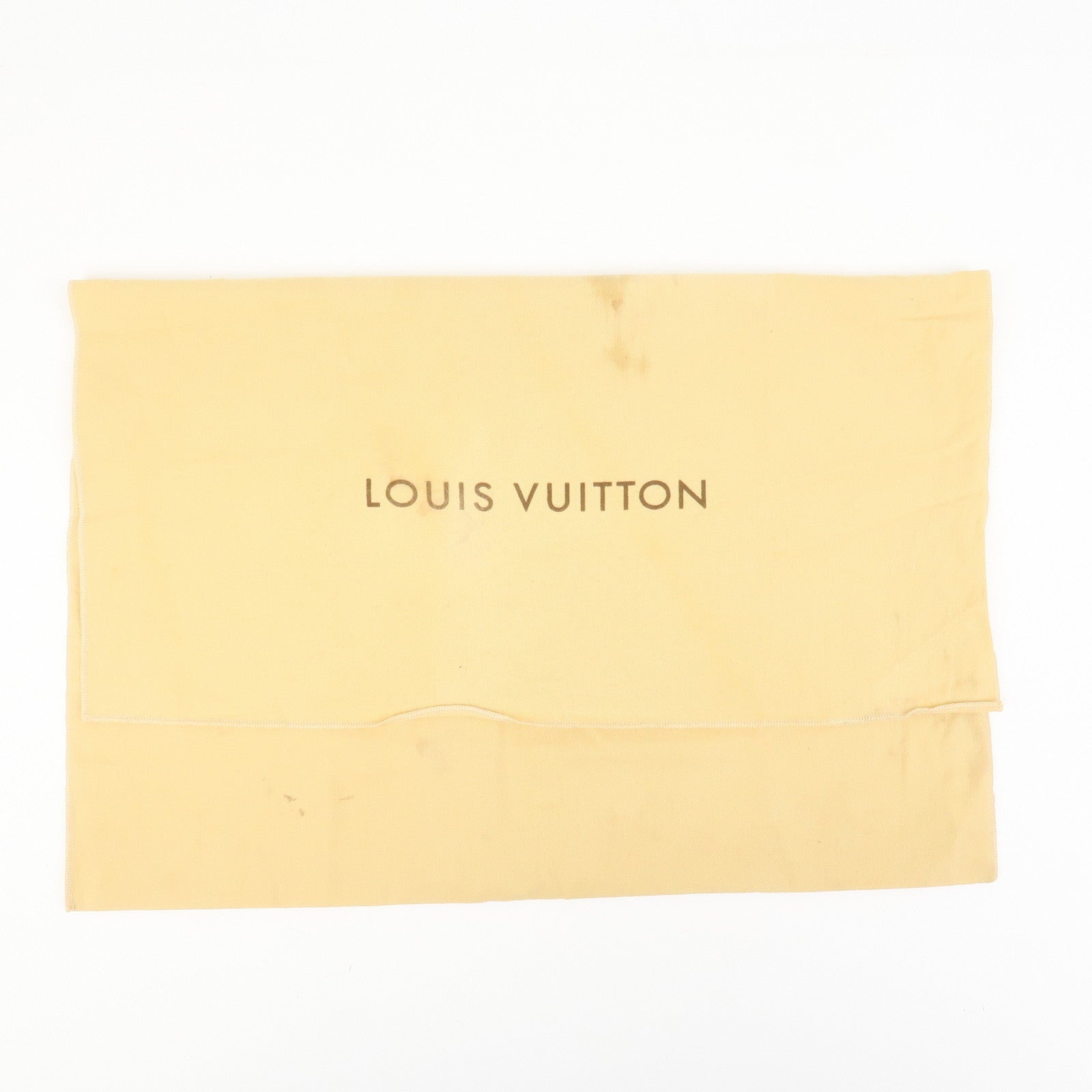 Louis Vuitton Set Of 10 Dust Bag Storage Bag Flap Style Beige