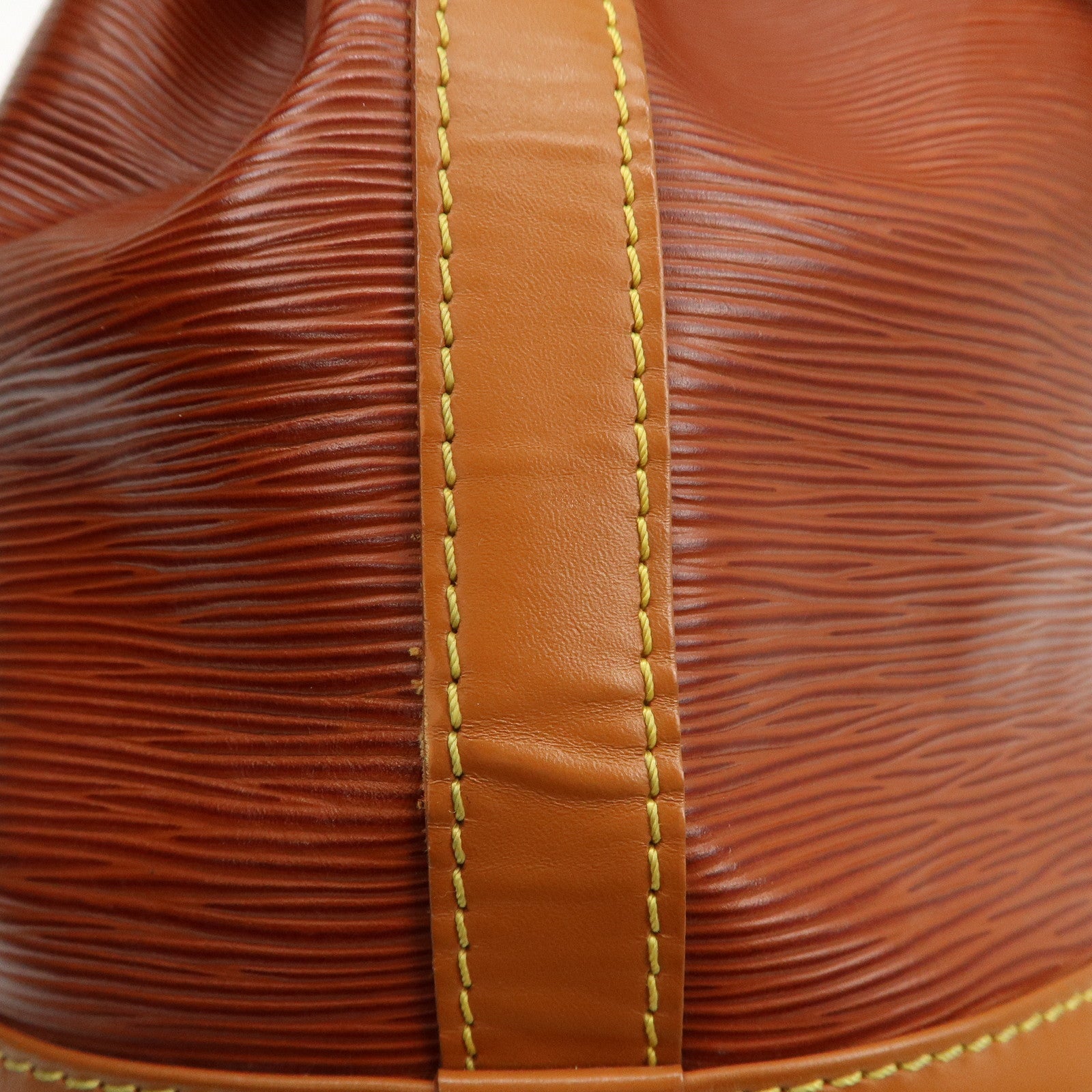 Louis Vuitton Epi Noe Shoulder Bag Zipang Gold Kenya Brown M44028