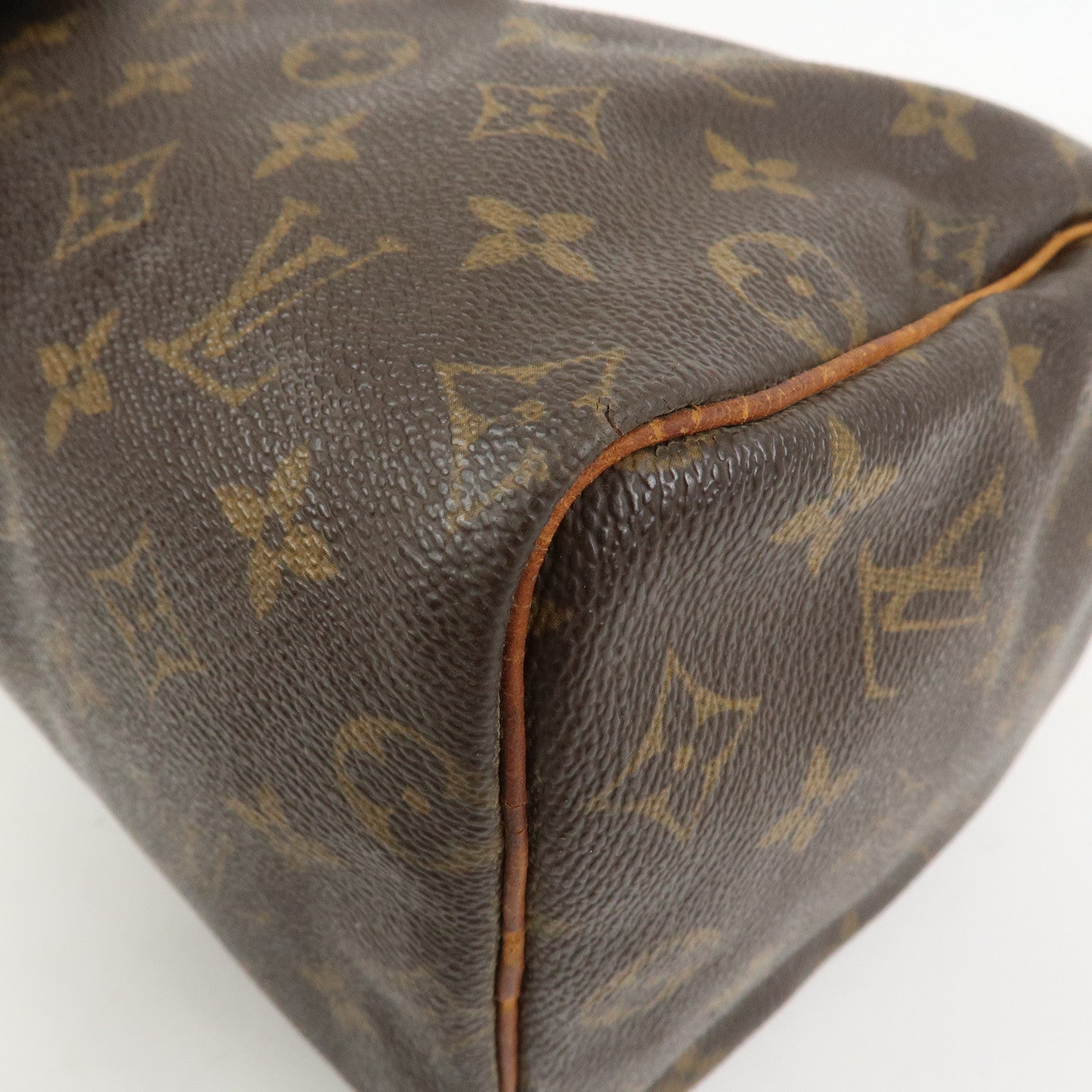 Louis Vuitton Monogram Speedy 25 Boston Bag Hand Bag Brown M41528