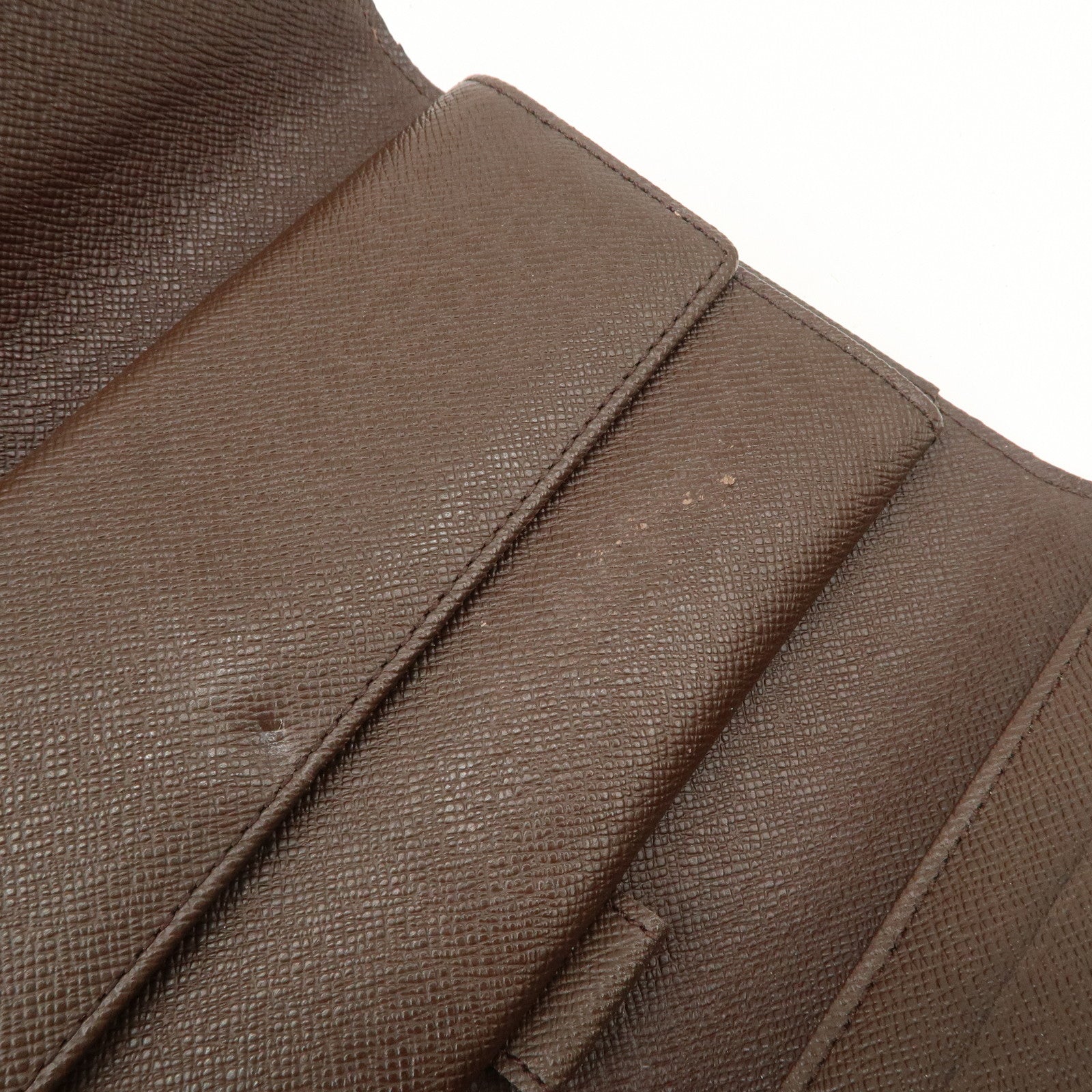 Louis Vuitton Damier Porte Tresor International Long Wallet N61215 Used