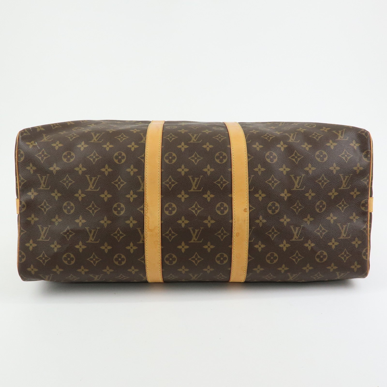 Louis Vuitton Monogram Keep All Bandouliere 55 Boston Bag M41414