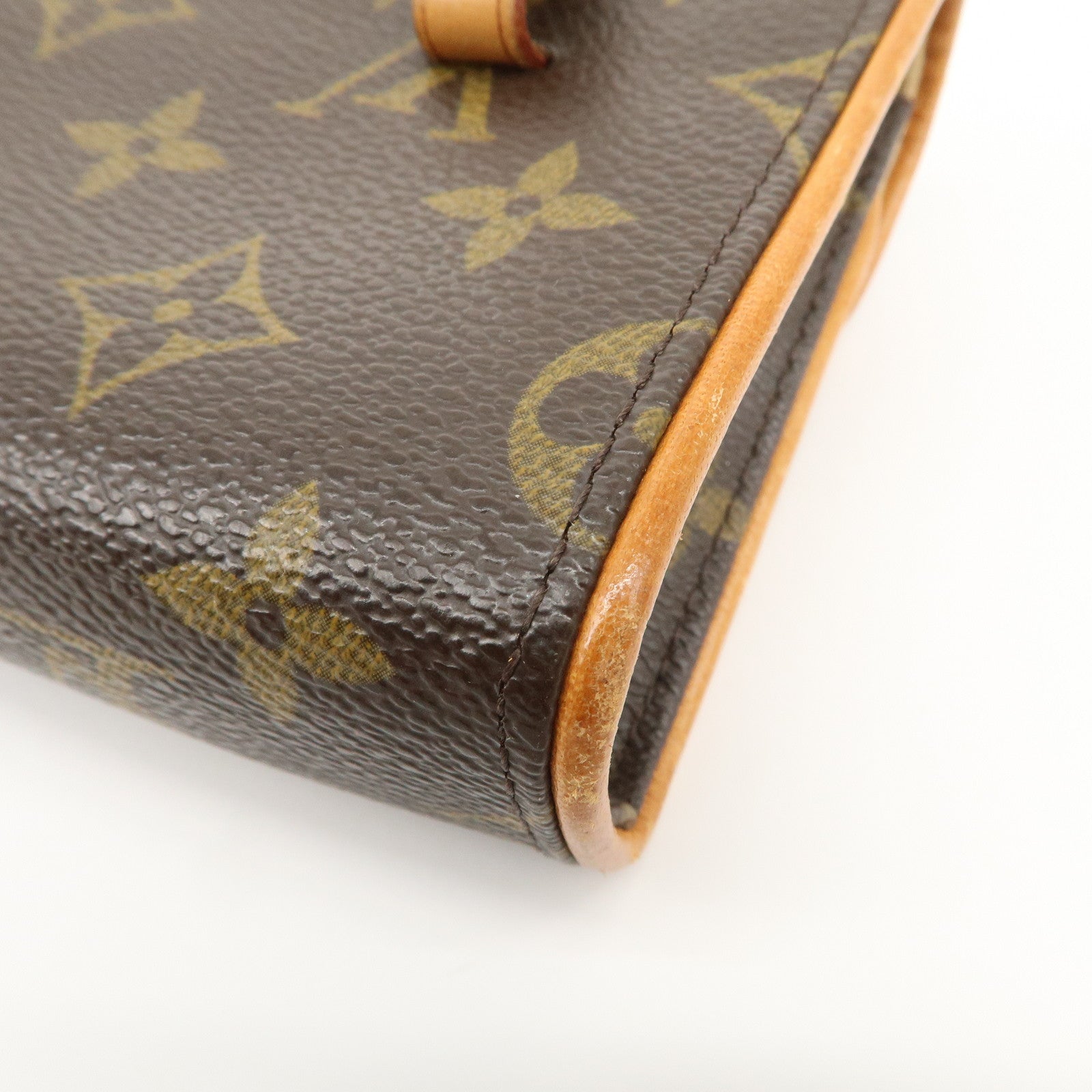 Louis Vuitton Monogram Pochette Florentine Waist Bag Belt M51855 Used