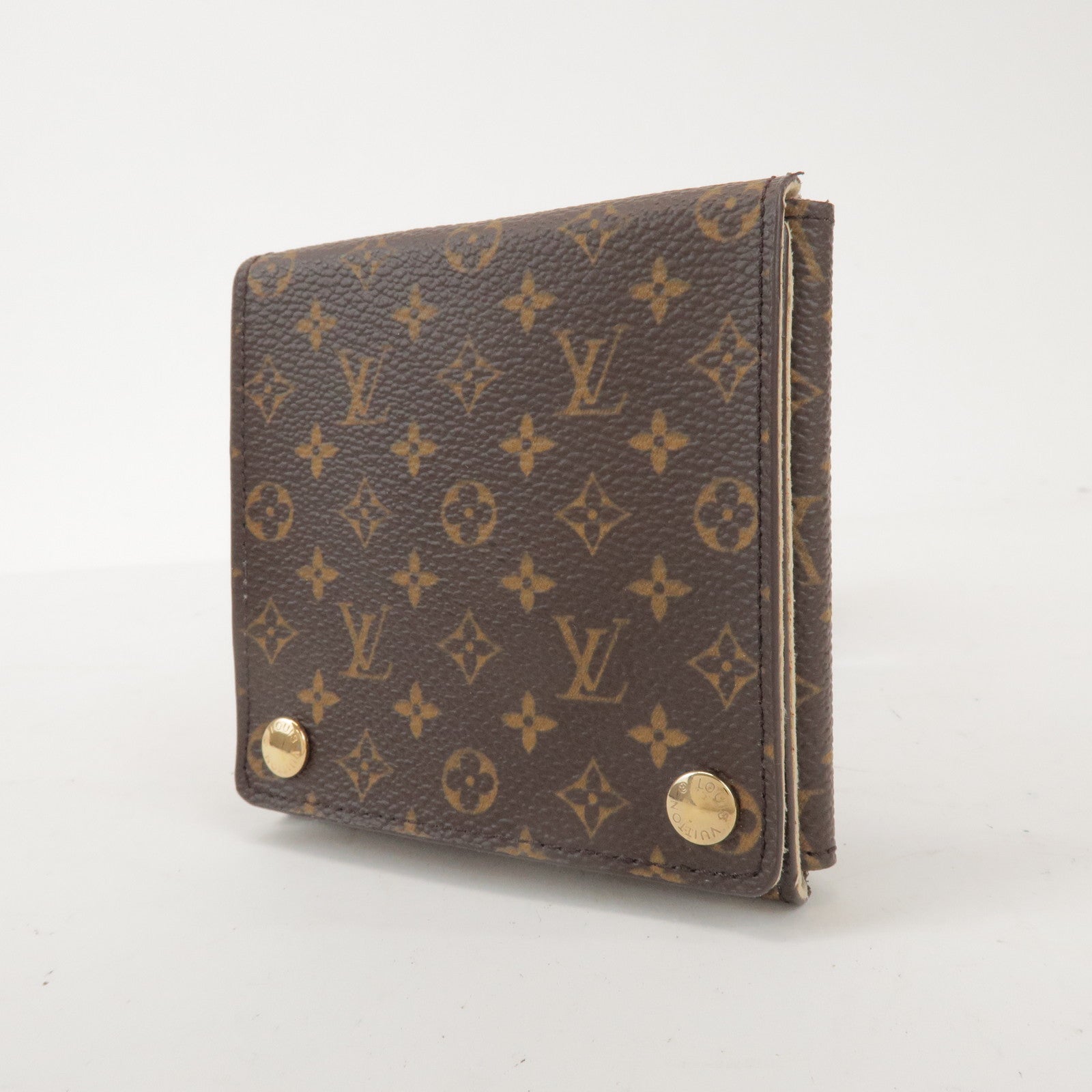 Louis Vuitton Monogram Set of 3 Canvas Necklace Case Earring Case
