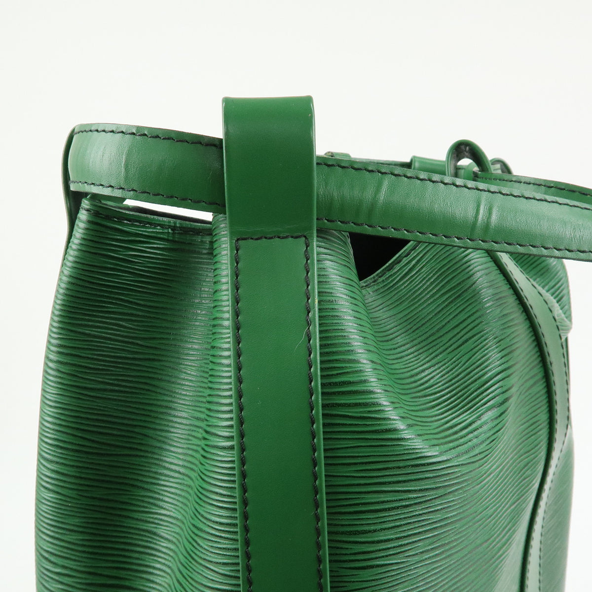 Louis Vuitton Epi Leather Randonnee GM Shoulder Bag Green M43084