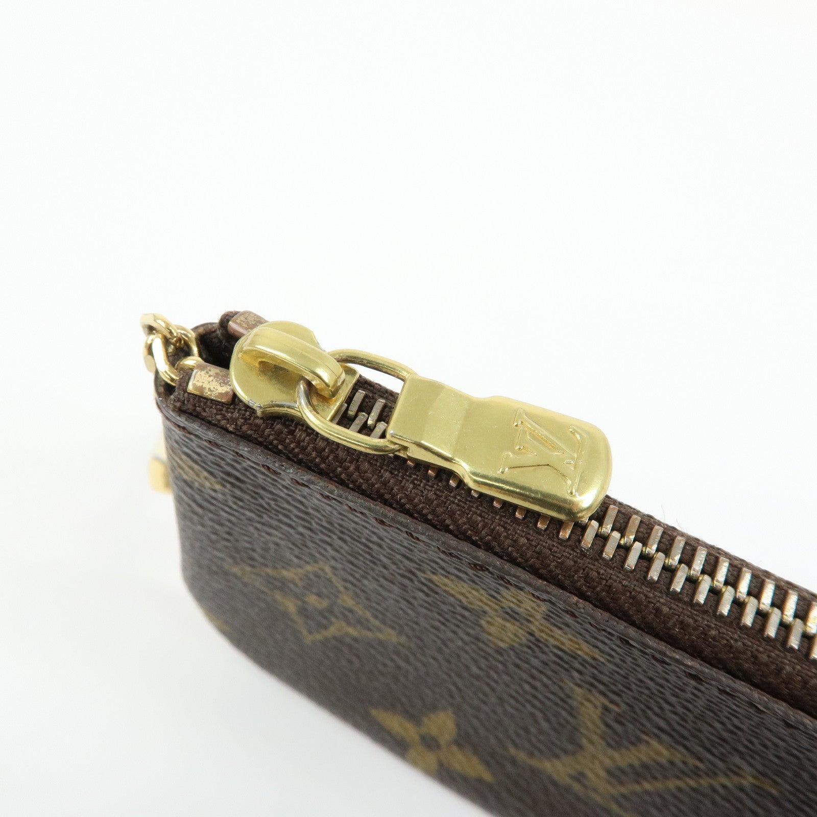 Louis Vuitton Monogram Pochette Cles Coin Case Key Case M62650
