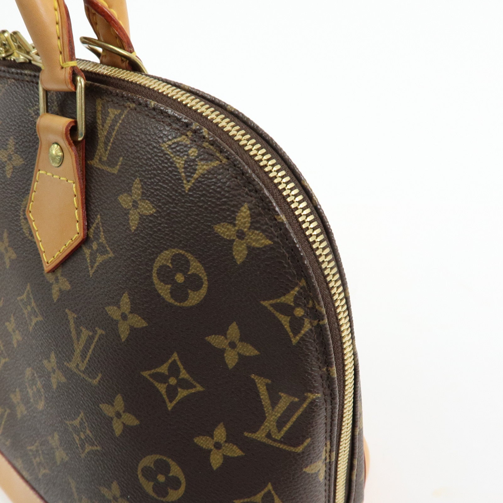 Louis Vuitton Monogram Alma Hand Bag Brown M51130