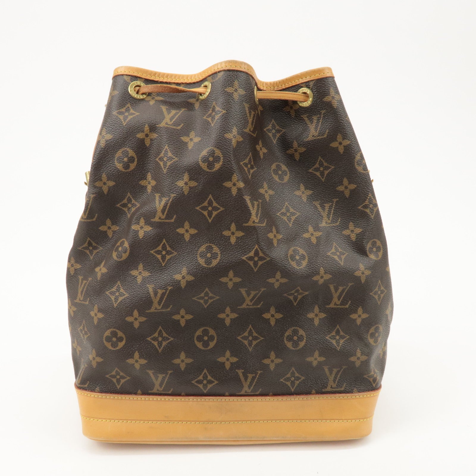 Louis Vuitton Monogram Noe Shoulder Bag Hand Bag Brown M42224 Used