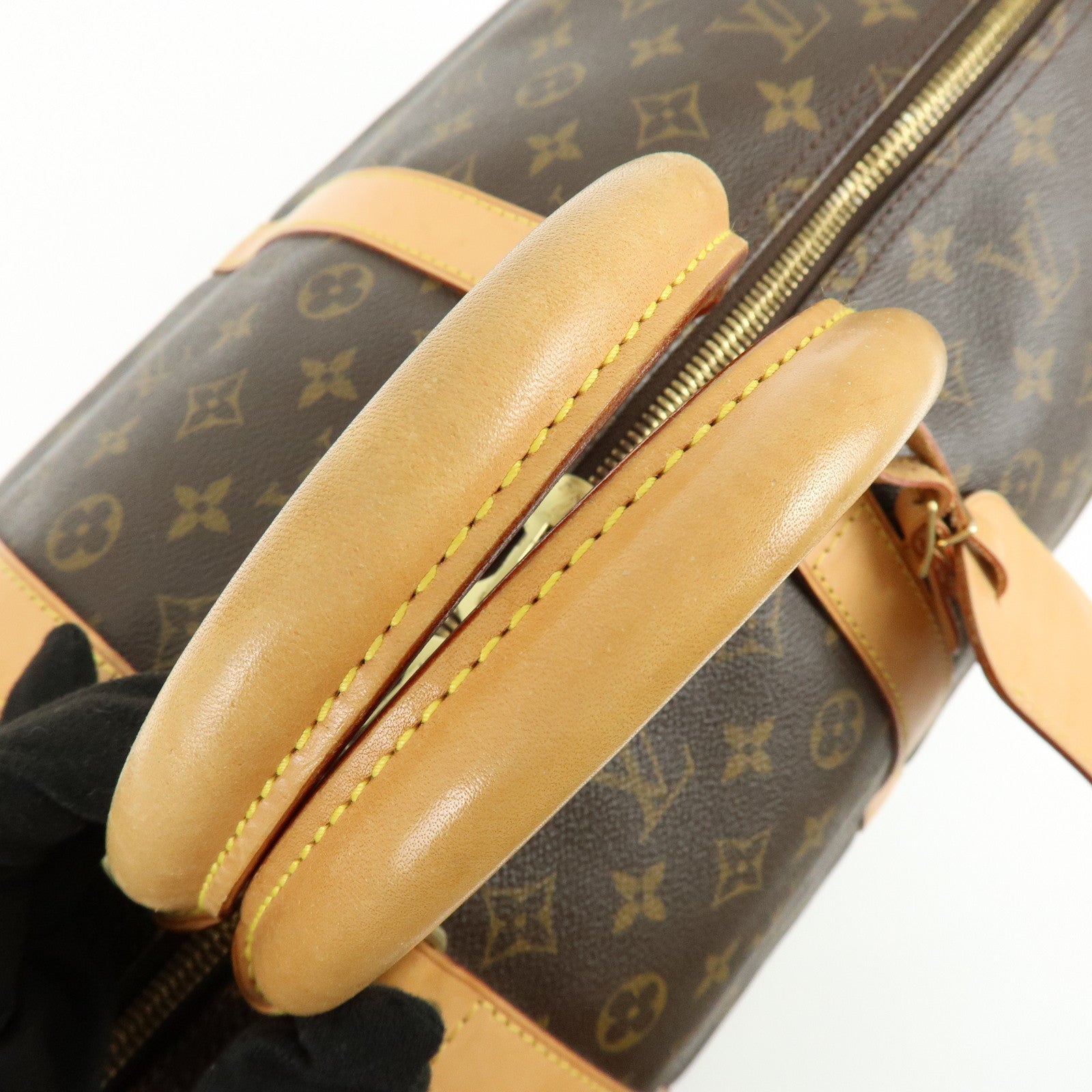 Louis Vuitton Monogram Keep All Bandouliere 55 Boston Bag M41414