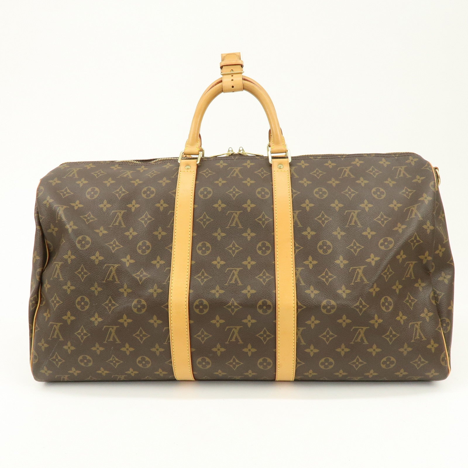 Louis Vuitton Monogram Keep All Bandouliere 55 Boston Bag M41414
