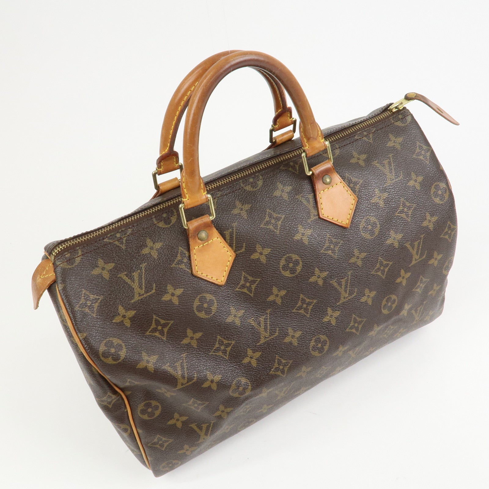 Louis Vuitton Monogram Speedy 35 Boston Bag Hand Bag M41524