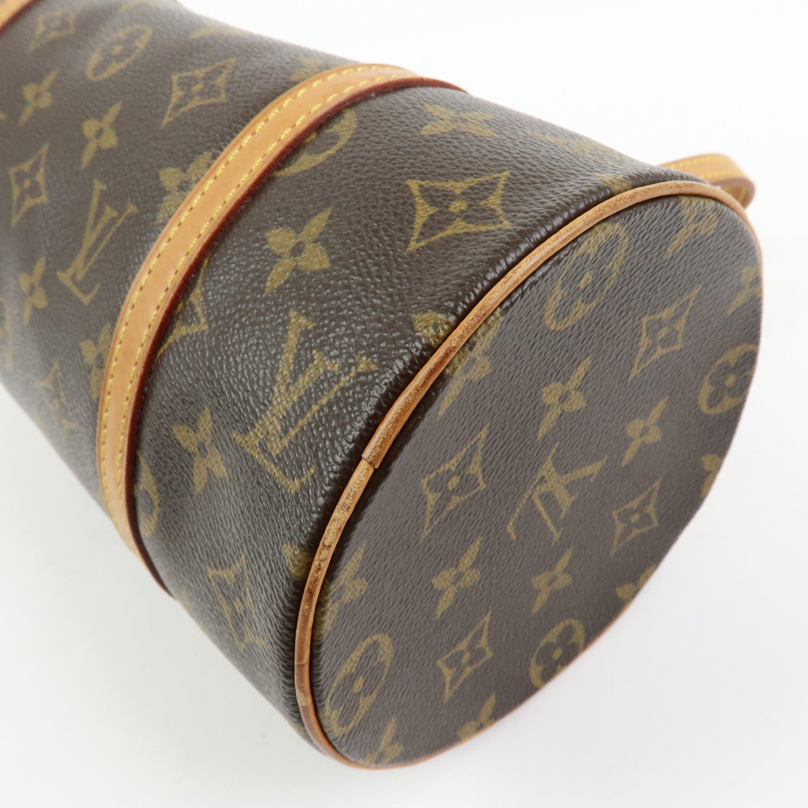 Louis Vuitton Monogram Papillon 30 Hand Bag Brown M51385