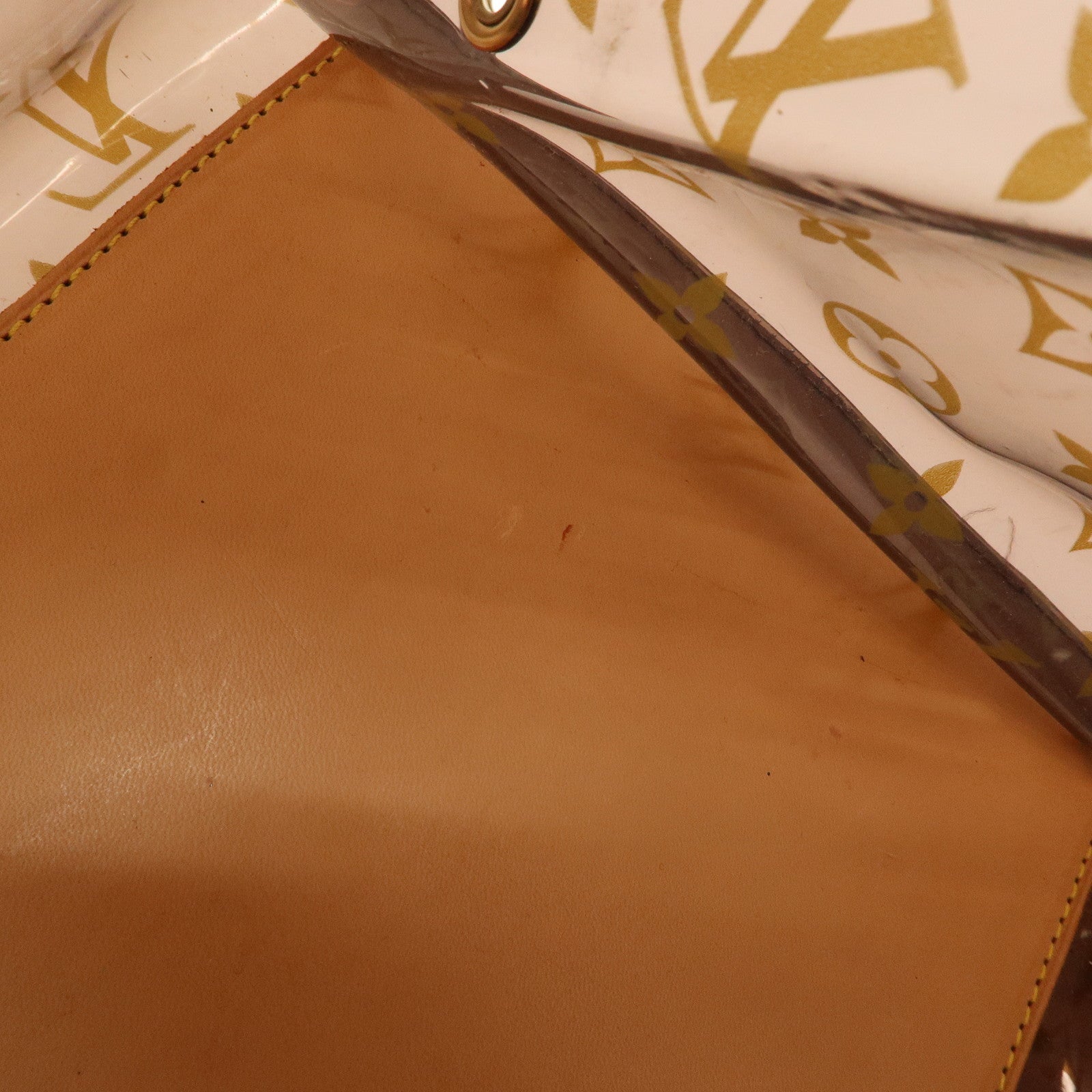 Louis Vuitton Monogram Cabas Cruise Vinyl Tote Bag Brown M50500 Used