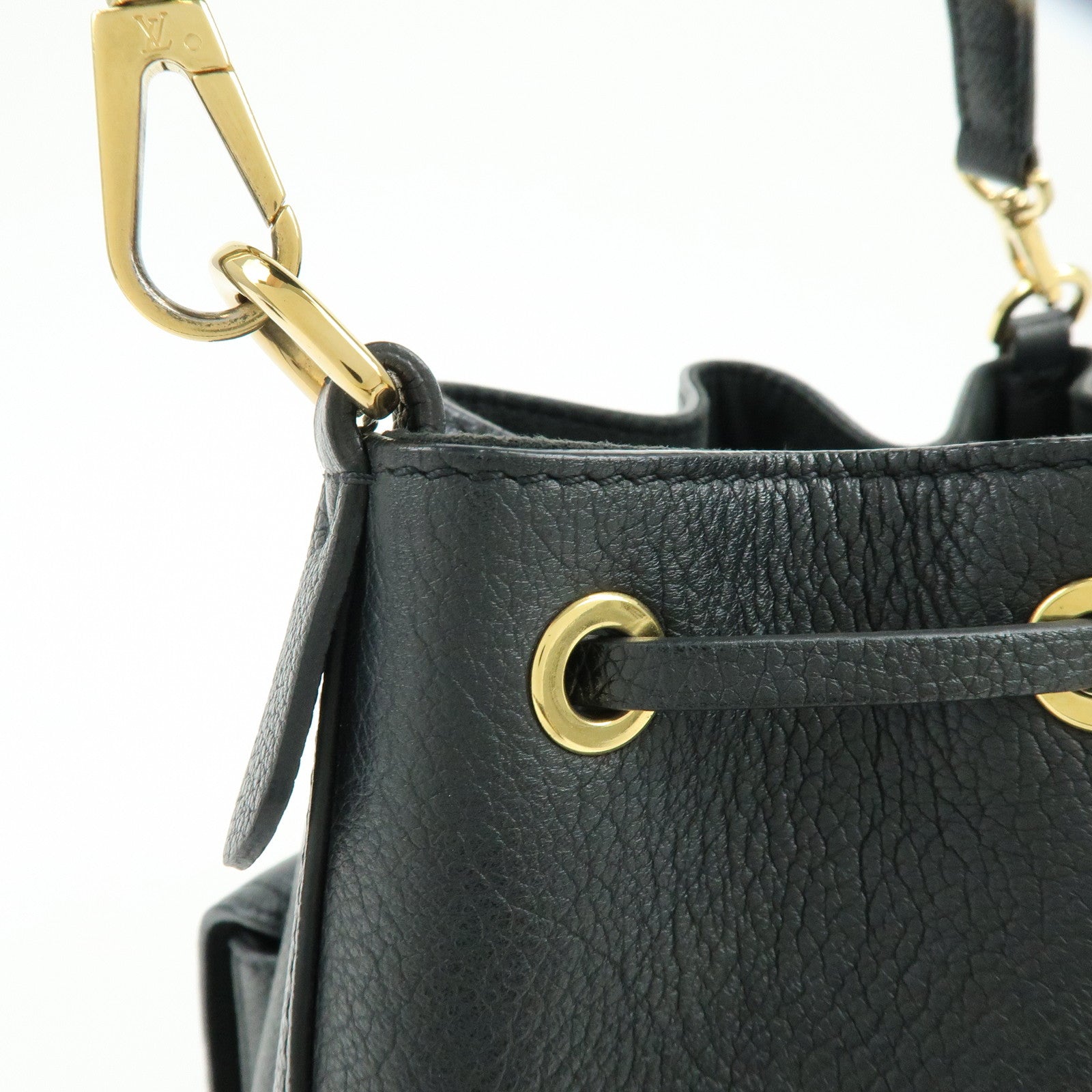 Louis Vuitton Lockme Bucket NV 2Way Bag Hand Bag Black M57687
