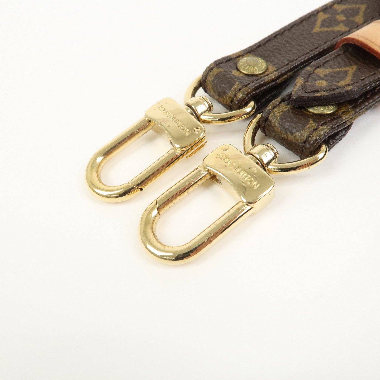 Louis Vuitton Monogram Adjustable Shoulder Strap Brown 120cm J52315