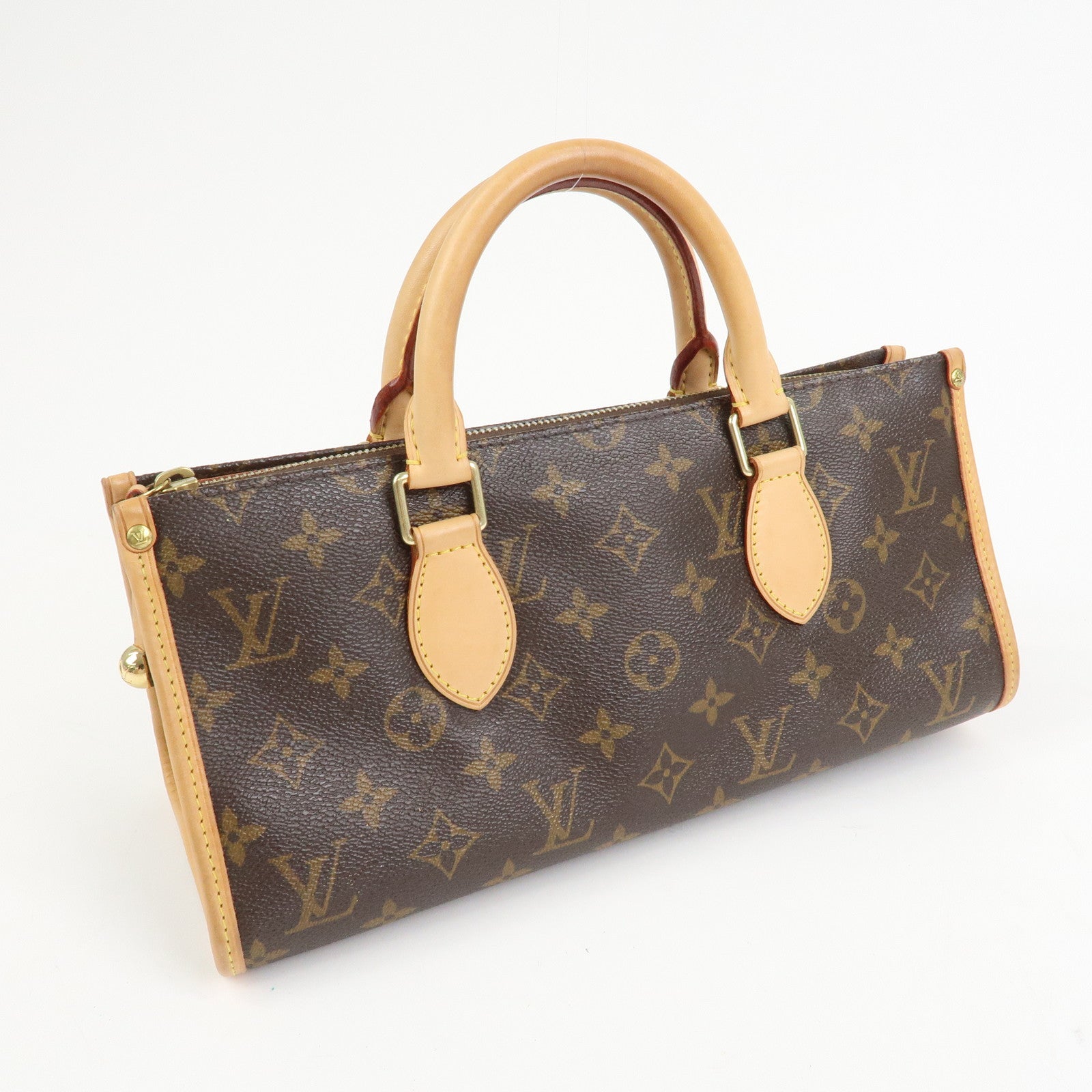 Louis Vuitton Monogram Popincourt Hand Bag Brown M40009