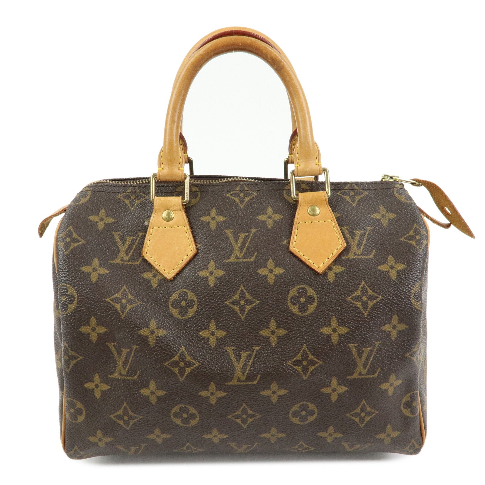 Louis Vuitton Monogram Speedy 25 Boston Bag Hand Bag Brown M41528