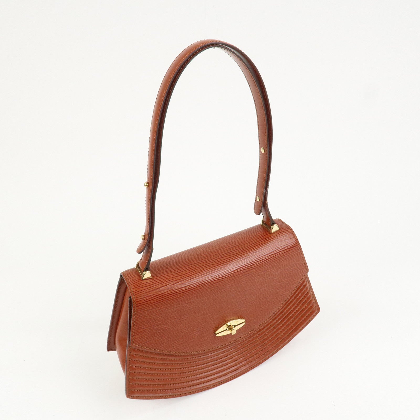 Louis Vuitton Epi Tilsit Shoulder Hand Bag Kenya Brown M52483