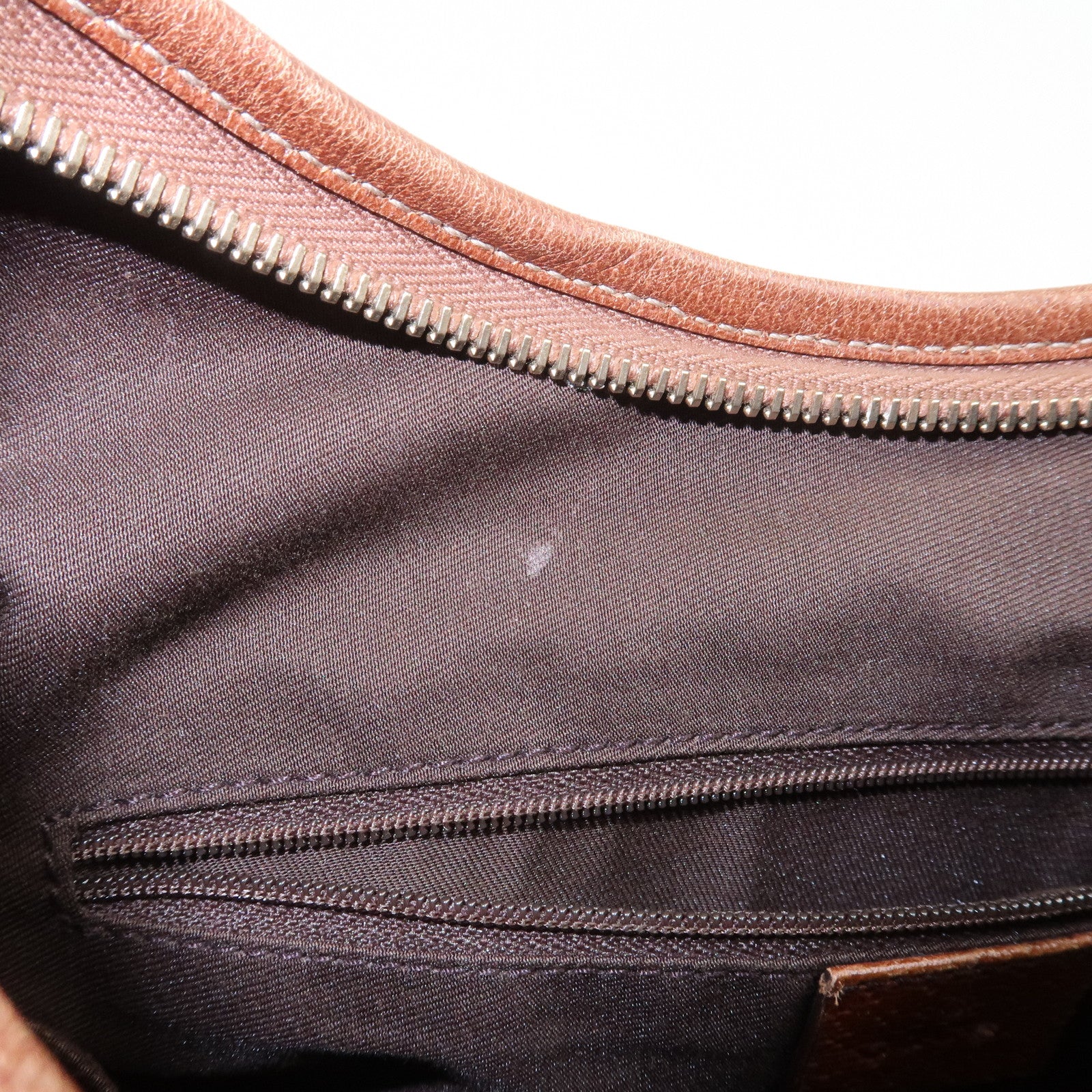 GUCCI Abbey GG Denim Canvas Leather Shoulder Bag Hand Bag 130738