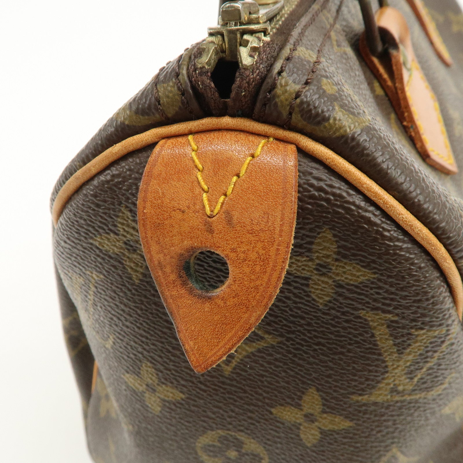 Louis Vuitton Monogram Canvas Speedy 25 Boston Bag Hand Bag M41528