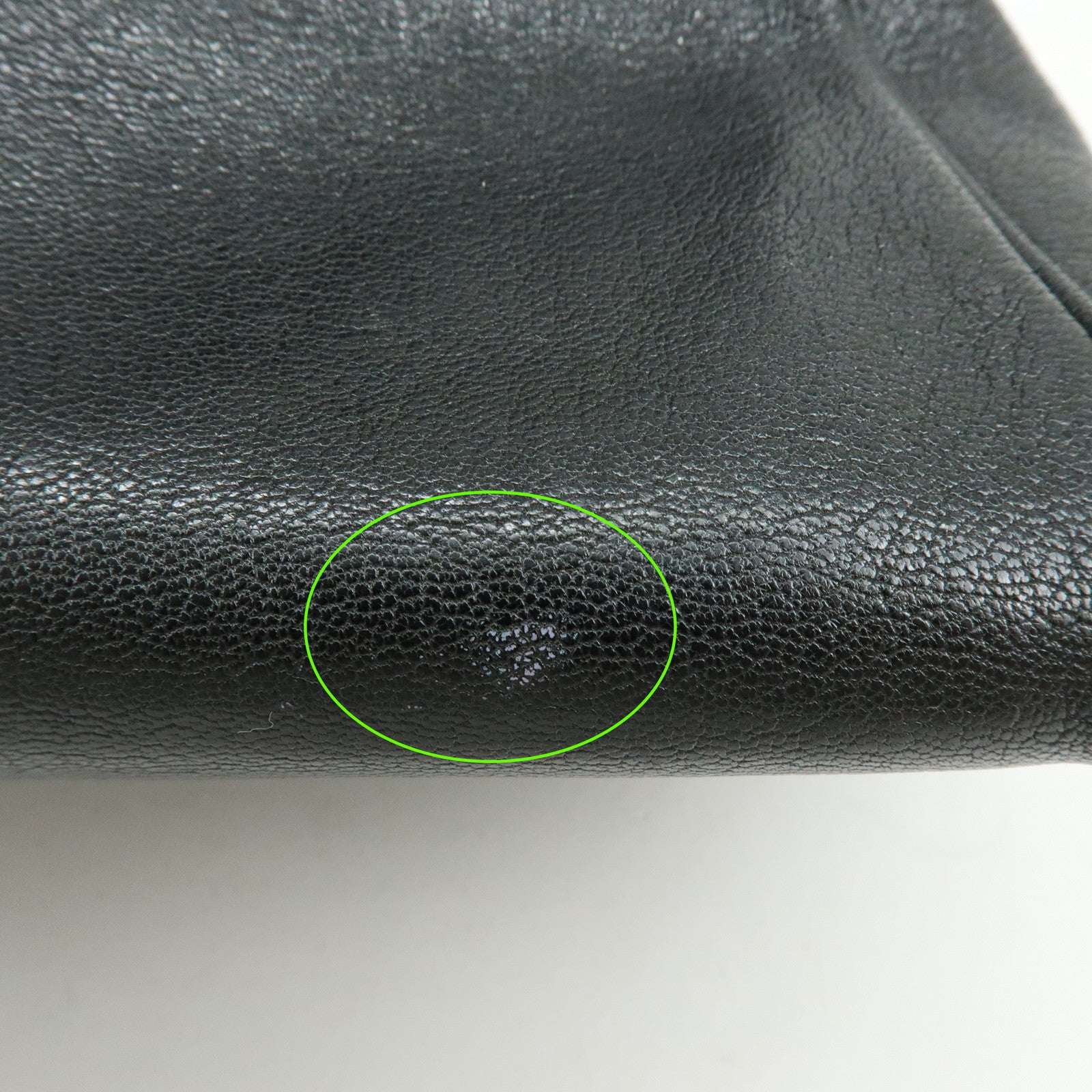 Cartier Marcello de Cartier Leather Hand Bag Tote Bag Black