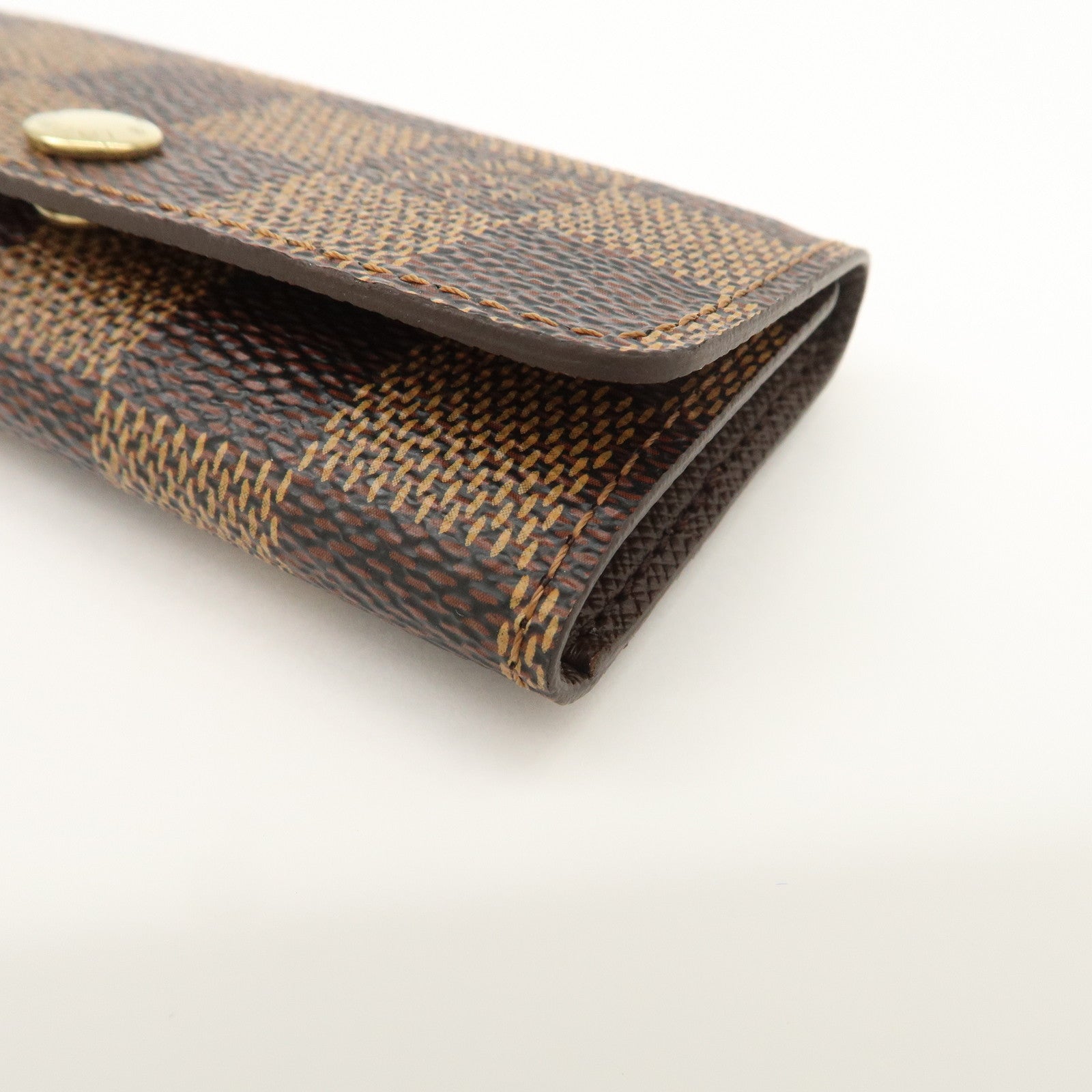 Louis Vuitton Damier Multicles 4 Key Case Damier Ebene Brown N62631