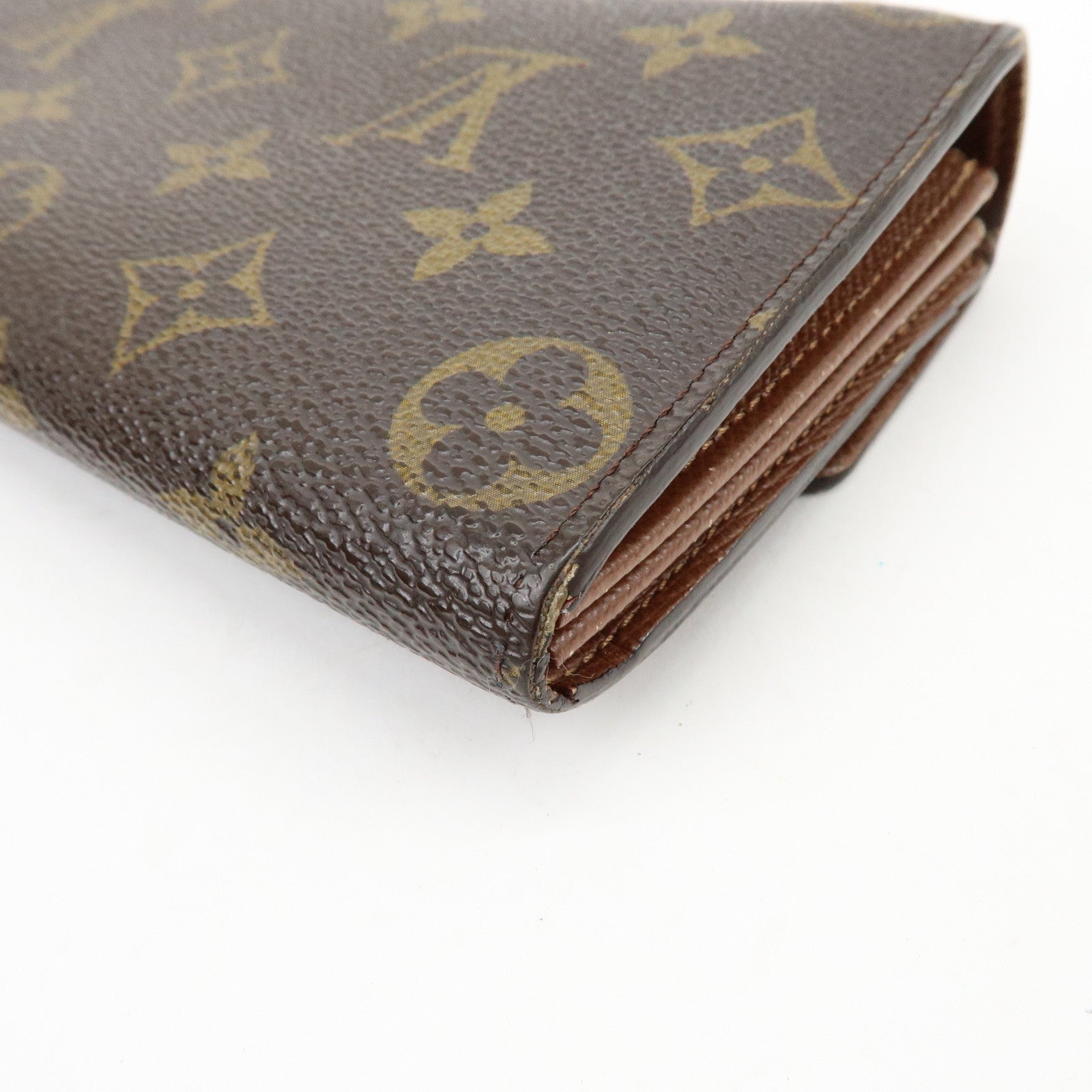 Louis Vuitton Monogram Portefeuille Sarah Long Wallet Brown M61734