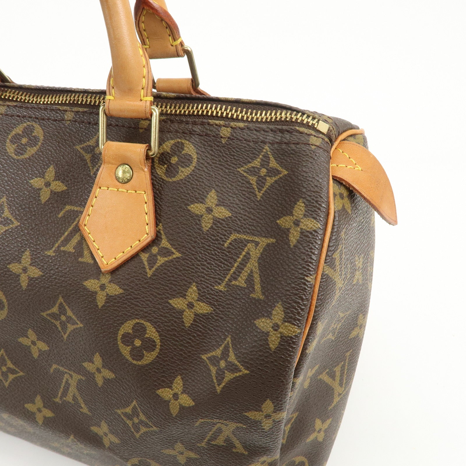 Louis Vuitton Monogram Speedy 30 Boston Bag Hand Bag Brown M41526