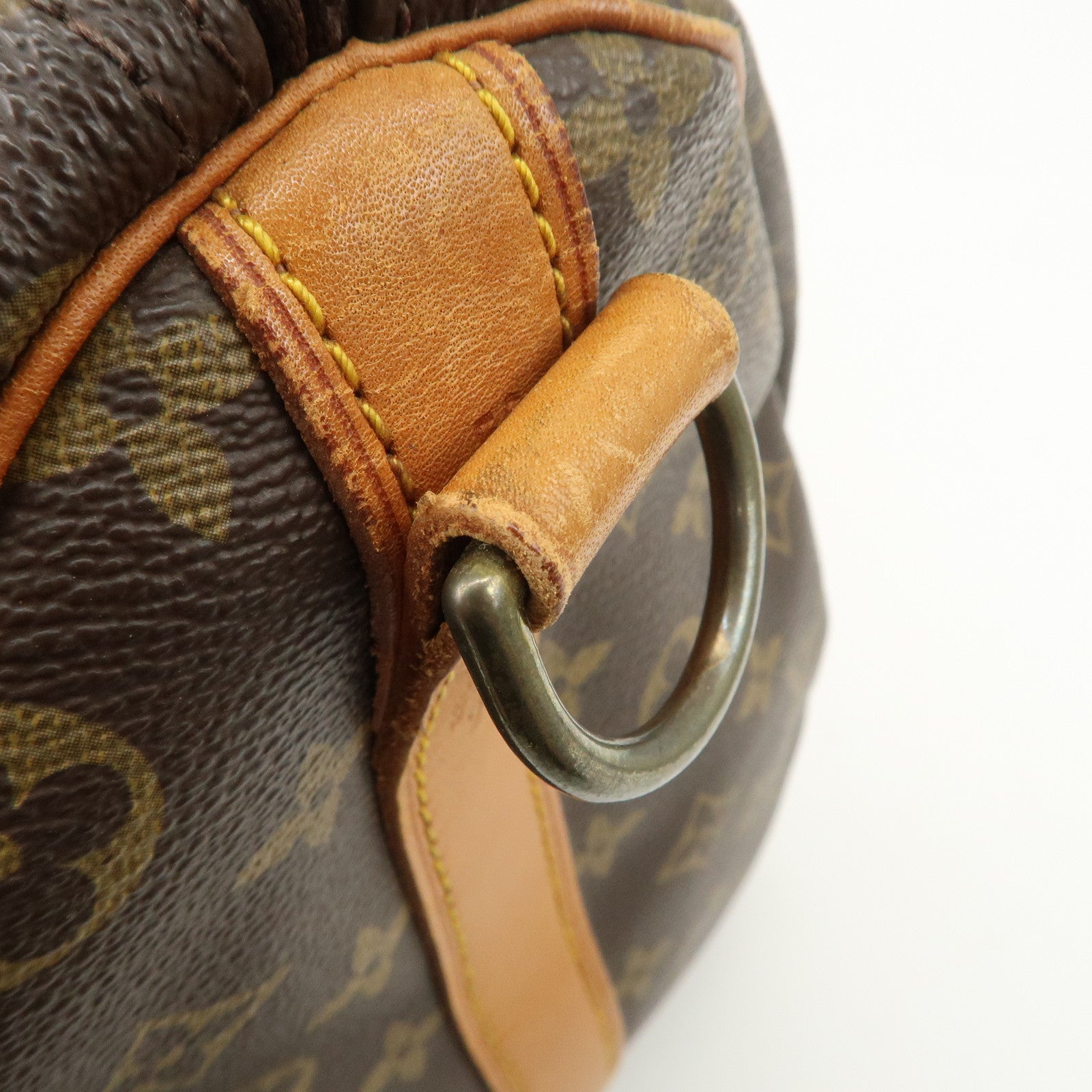 Louis Vuitton Monogram Keep All 50 Boston Bag Brown M41416 Used