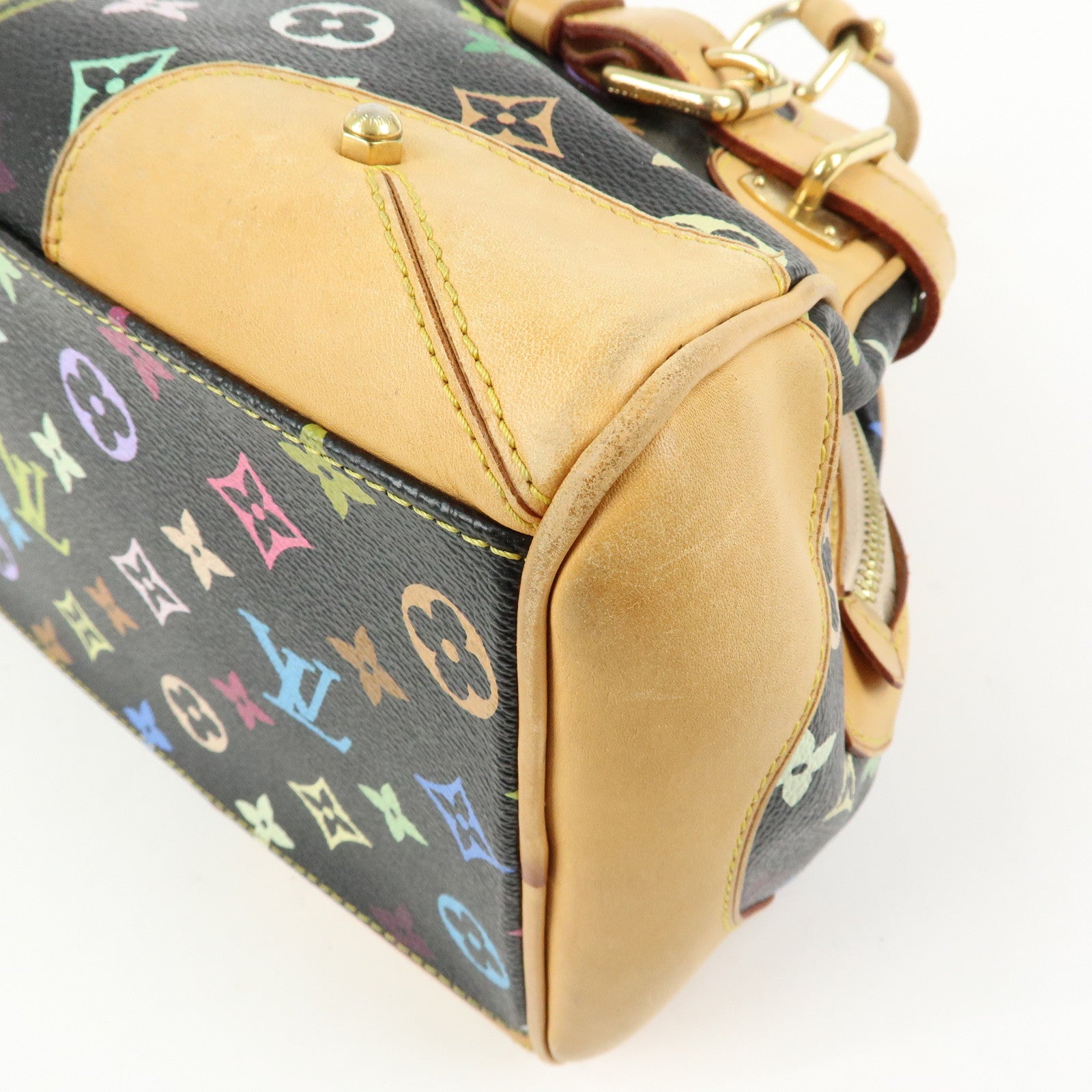 Louis Vuitton Monogram Multicolor Claudia Hand Bag Noir M40194