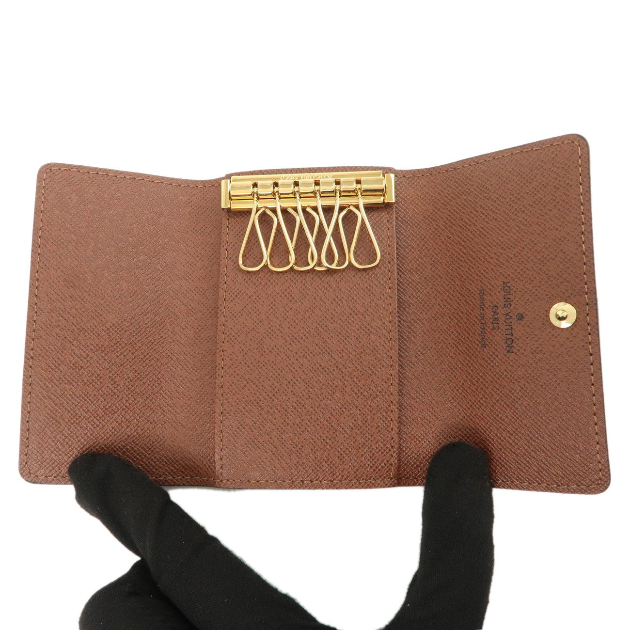 Louis Vuitton Monogram Multicles 6 Key Case Key Chain Brown M62630