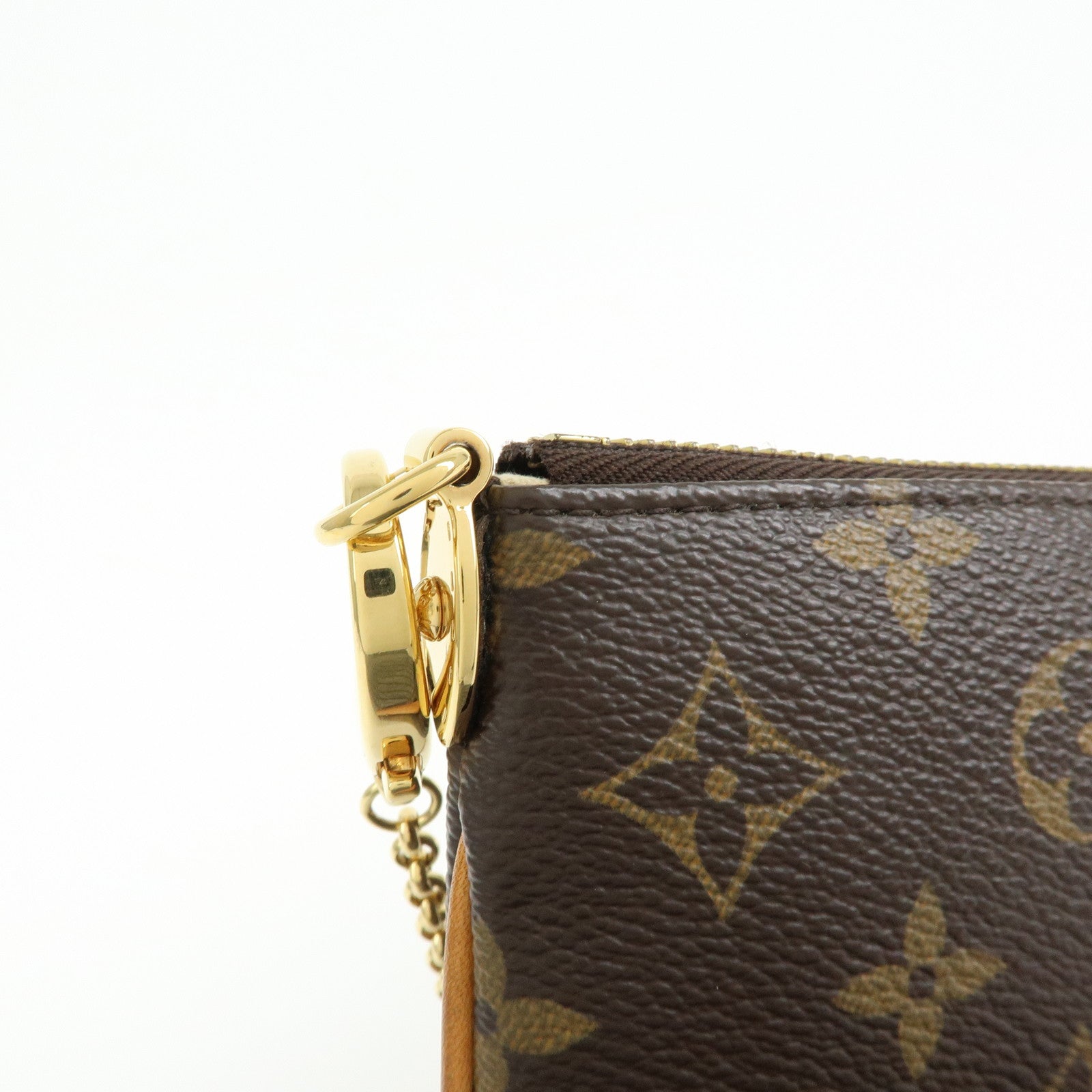 Louis Vuitton Monogram Pochette Milla MM Chain Hand Bag M60094
