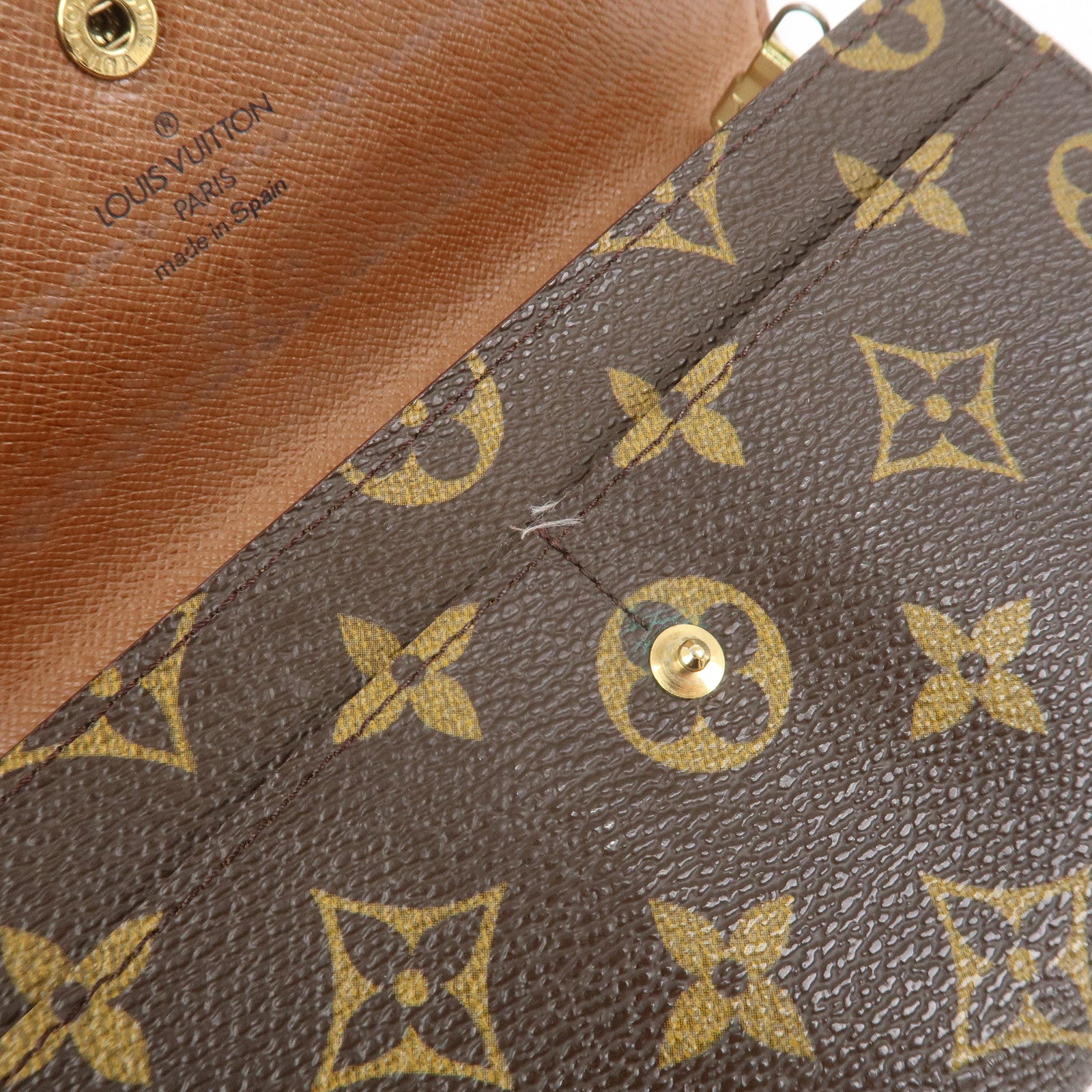 Louis Vuitton Monogram Pochette Porte Monnaie Credit Wallet M61725