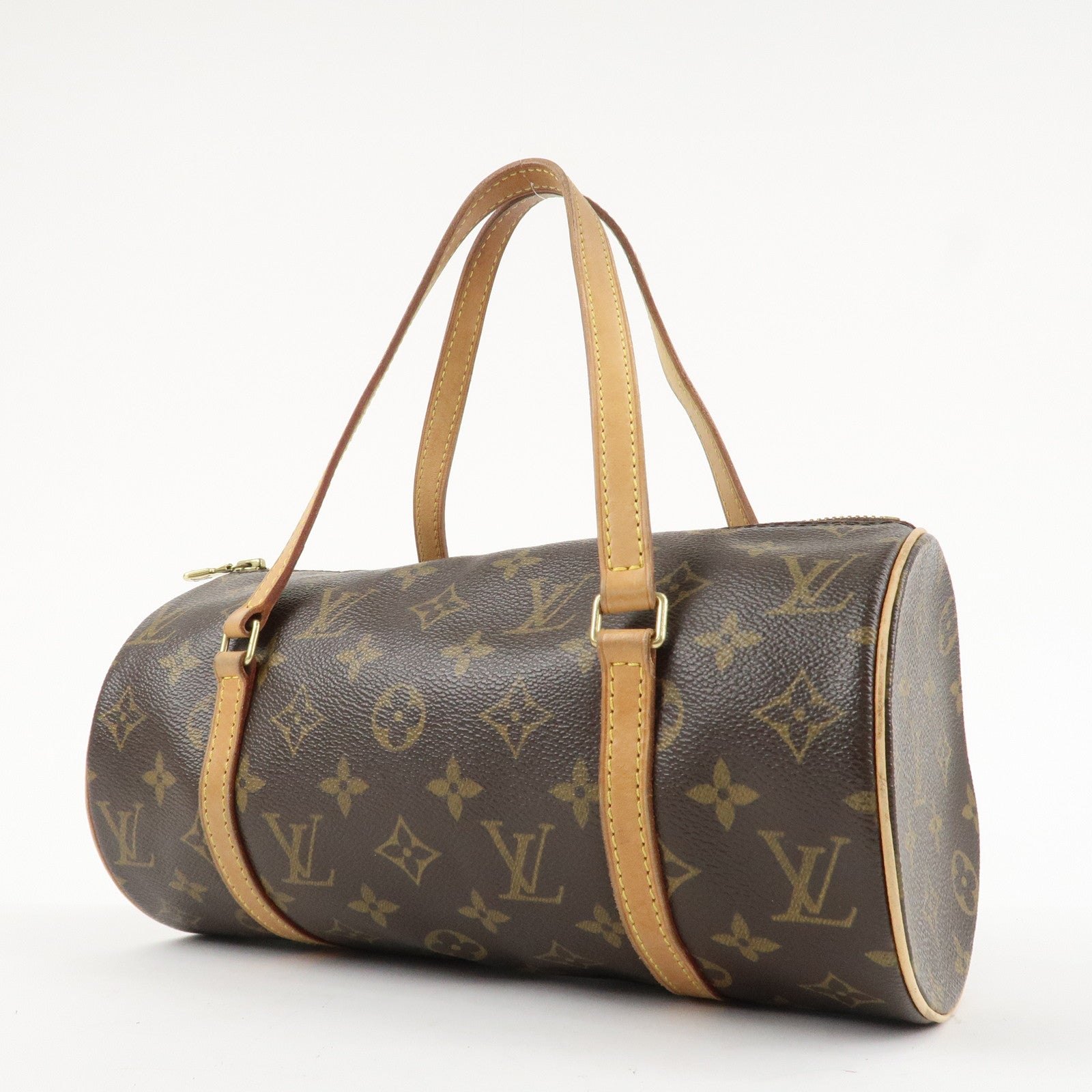 Louis Vuitton Monogram Papillon 26 Hand Bag Shoulder Bag Brown M51386 Used