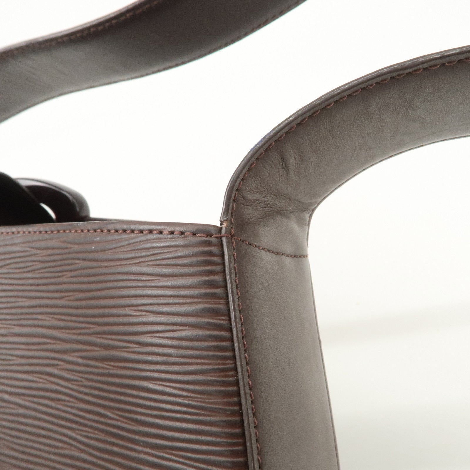 Louis Vuitton Epi Reverie Hand Bag Shoulder Bag Moca M5216D Used