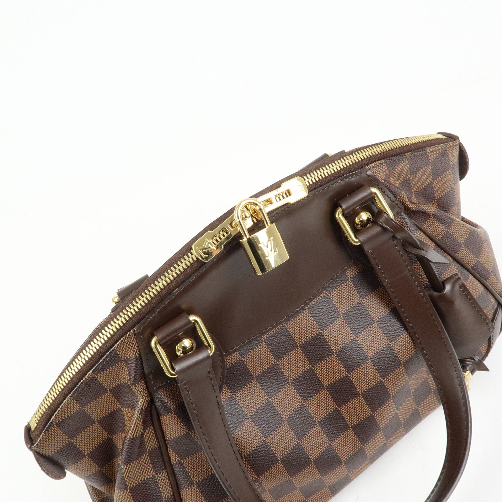 Louis Vuitton Damier Verona PM Hand Bag Damier Ebene N41117