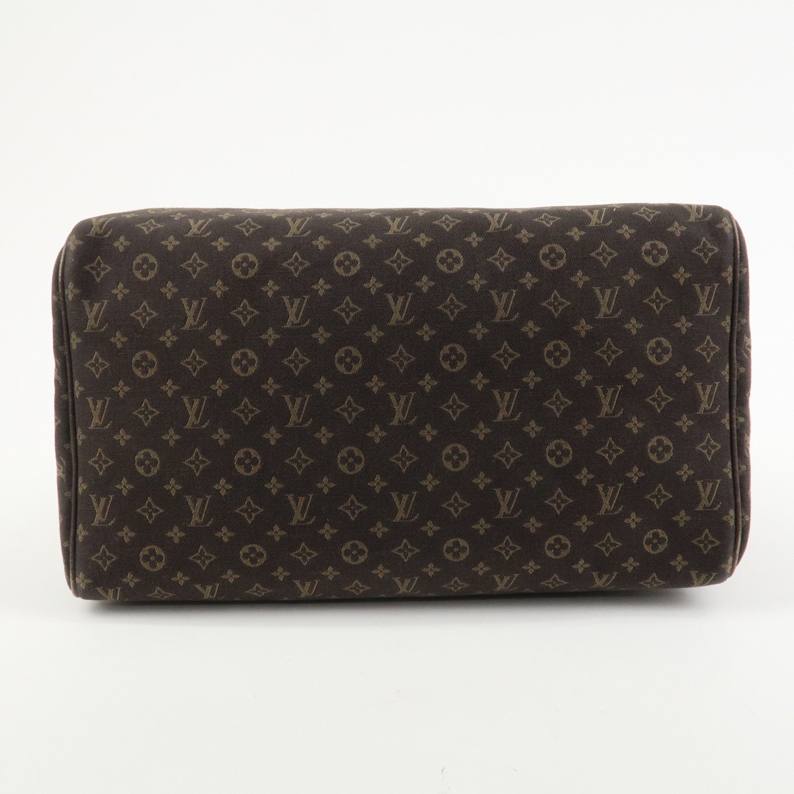 Louis Vuitton Monogram Mini Lin Speedy 30 Boston Bag Ebene M95224