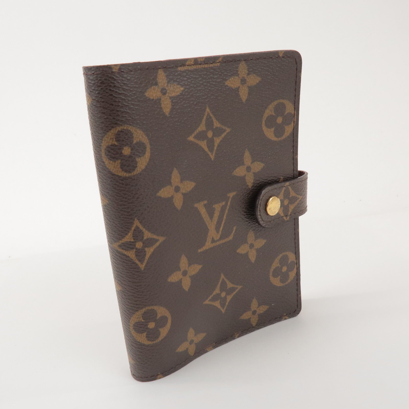 Louis Vuitton Monogram Agenda PM Planner Cover Brown R20005