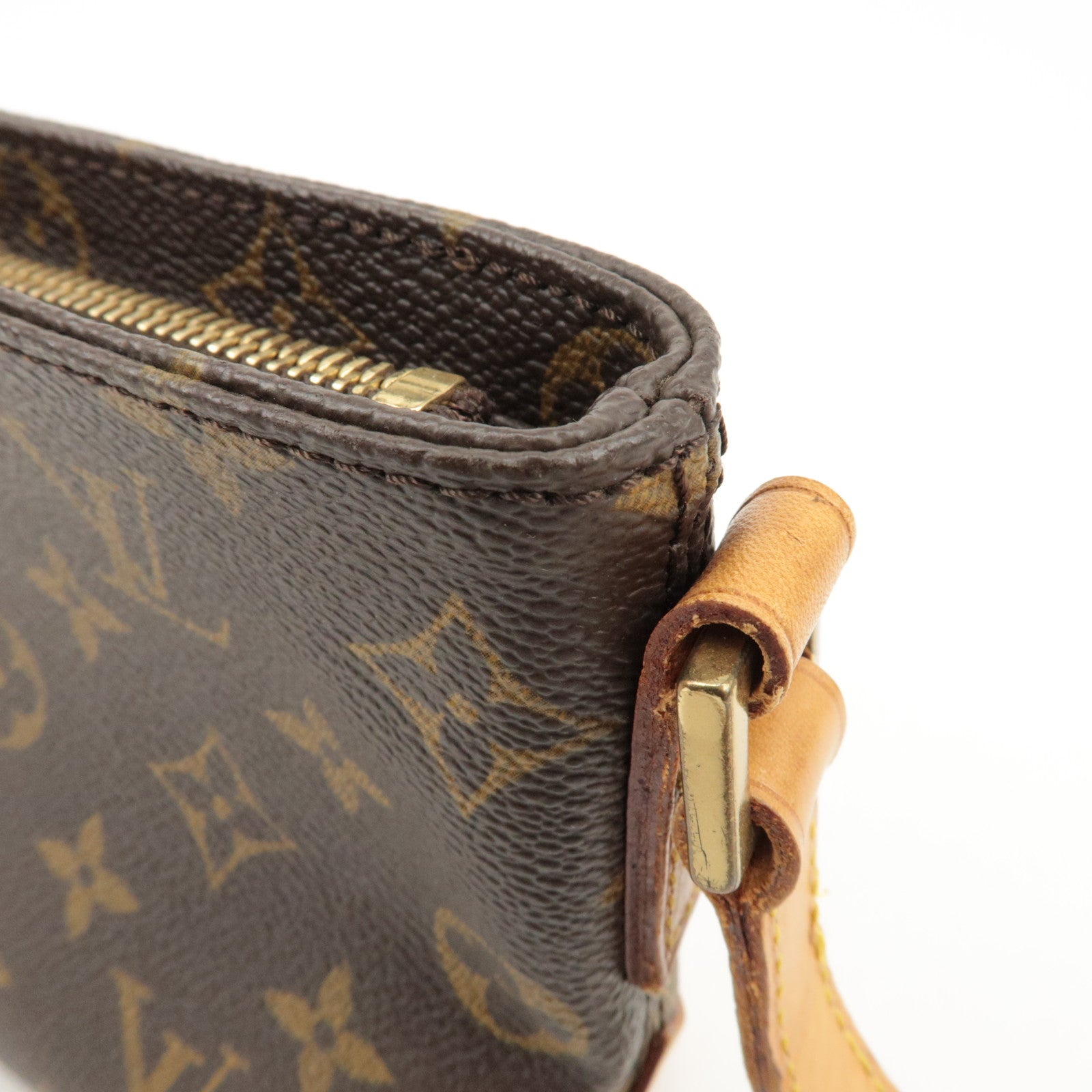 Louis Vuitton Monogram Trotteur Shoulder Bag Brown M51240 Used